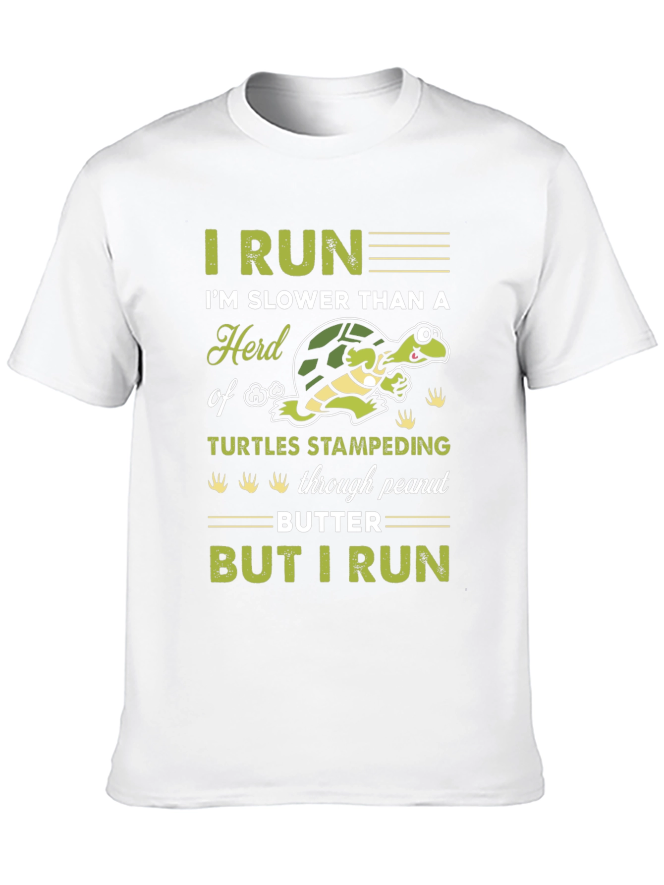 Black Funny Turtle Running Graphic T-Shirt view 10