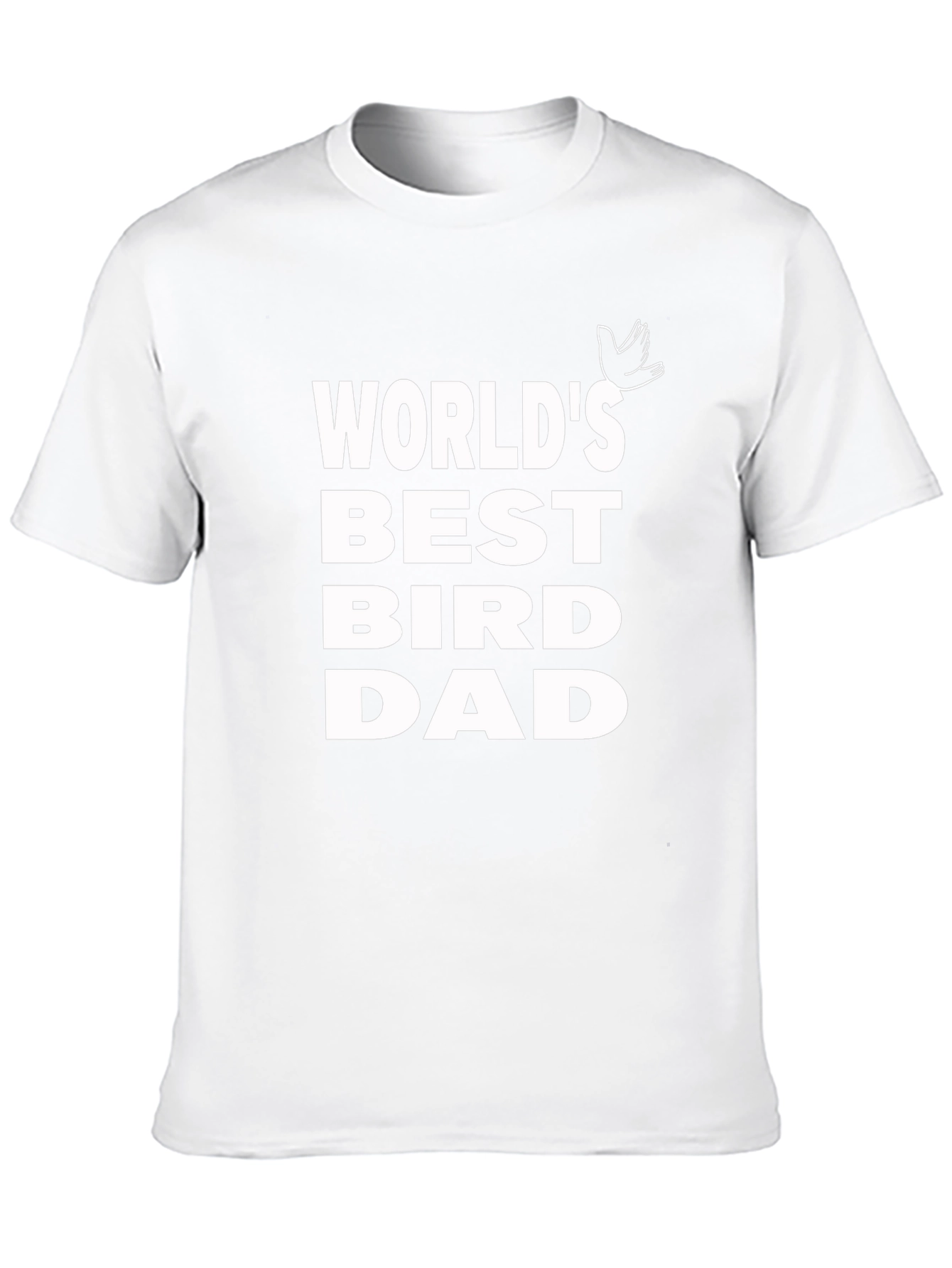 Black World's Best Bird Dad T-Shirt view 10