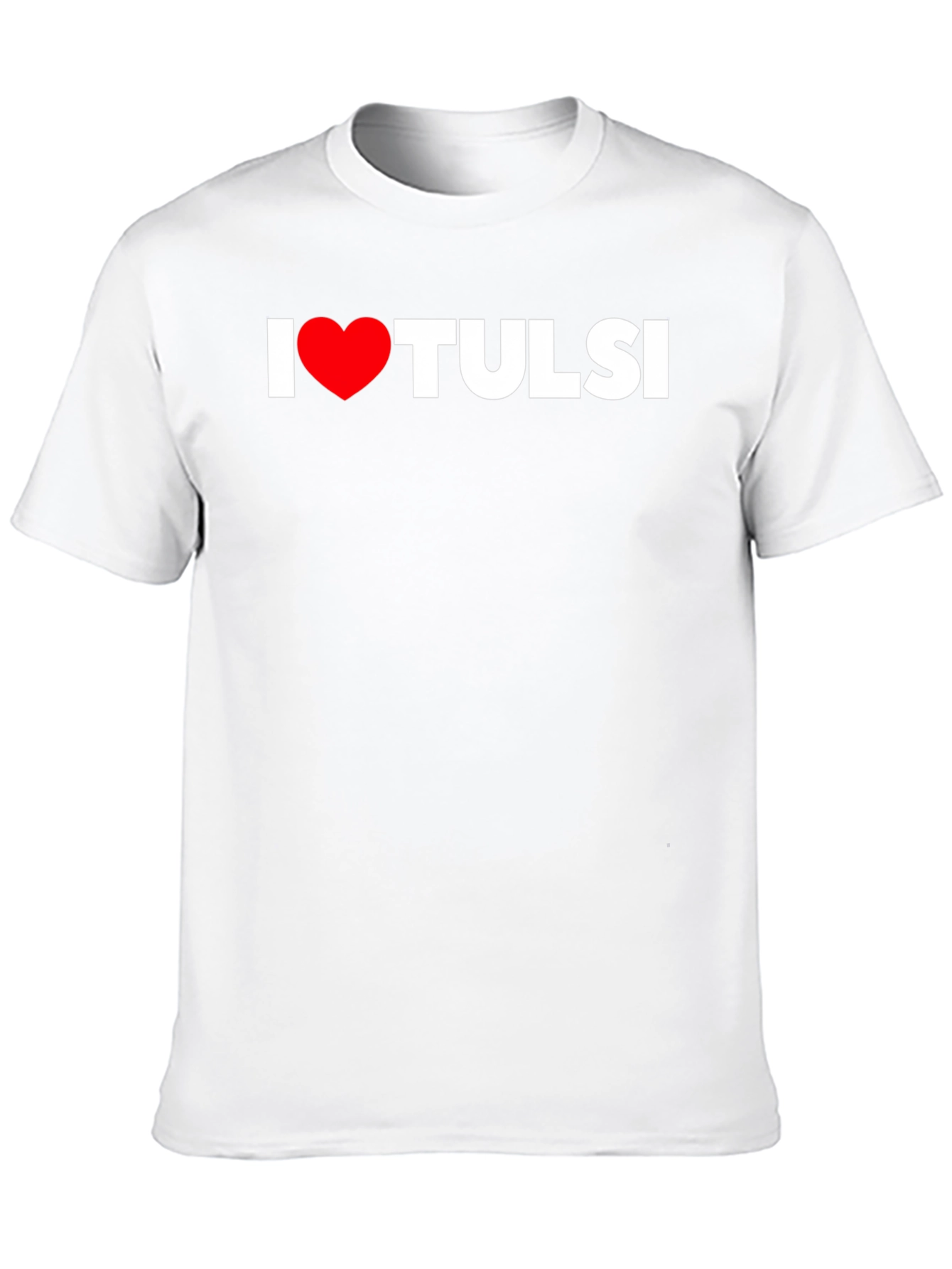 Black I Heart Tulsi T-Shirt - Classic Black Tee view 10