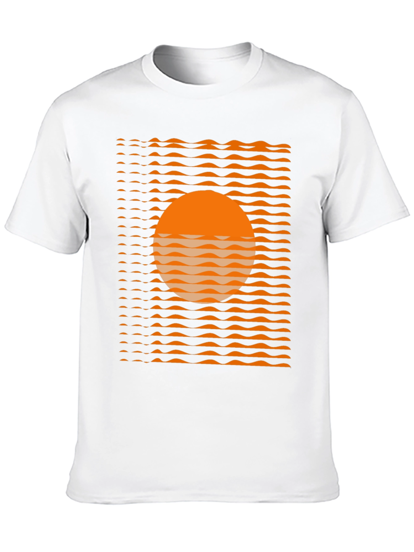 Black Retro Sunset Graphic T-Shirt view 10