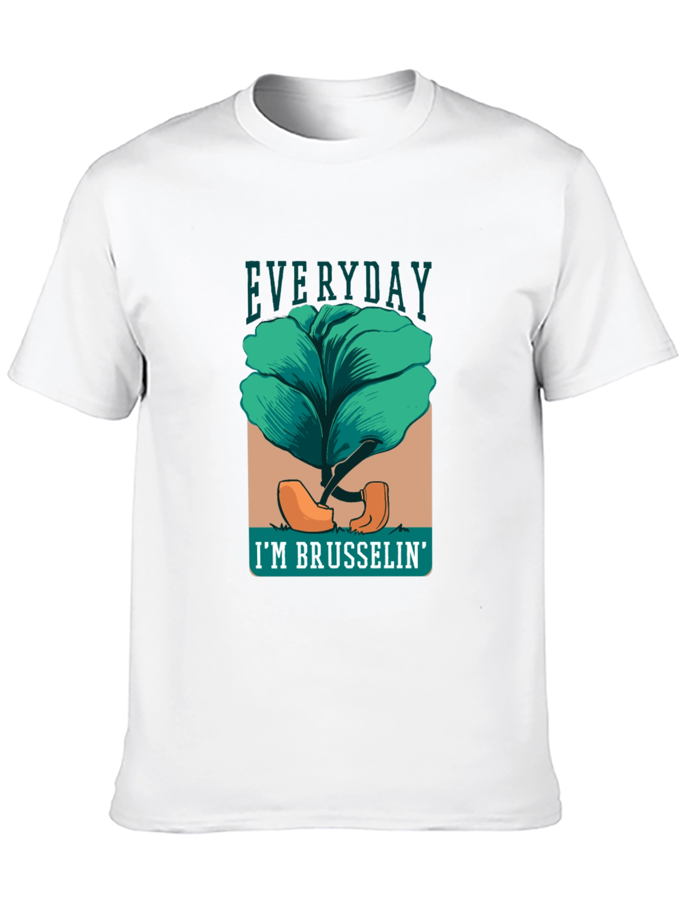 Black Everyday I'm Brusselsin' Graphic Tee view 10