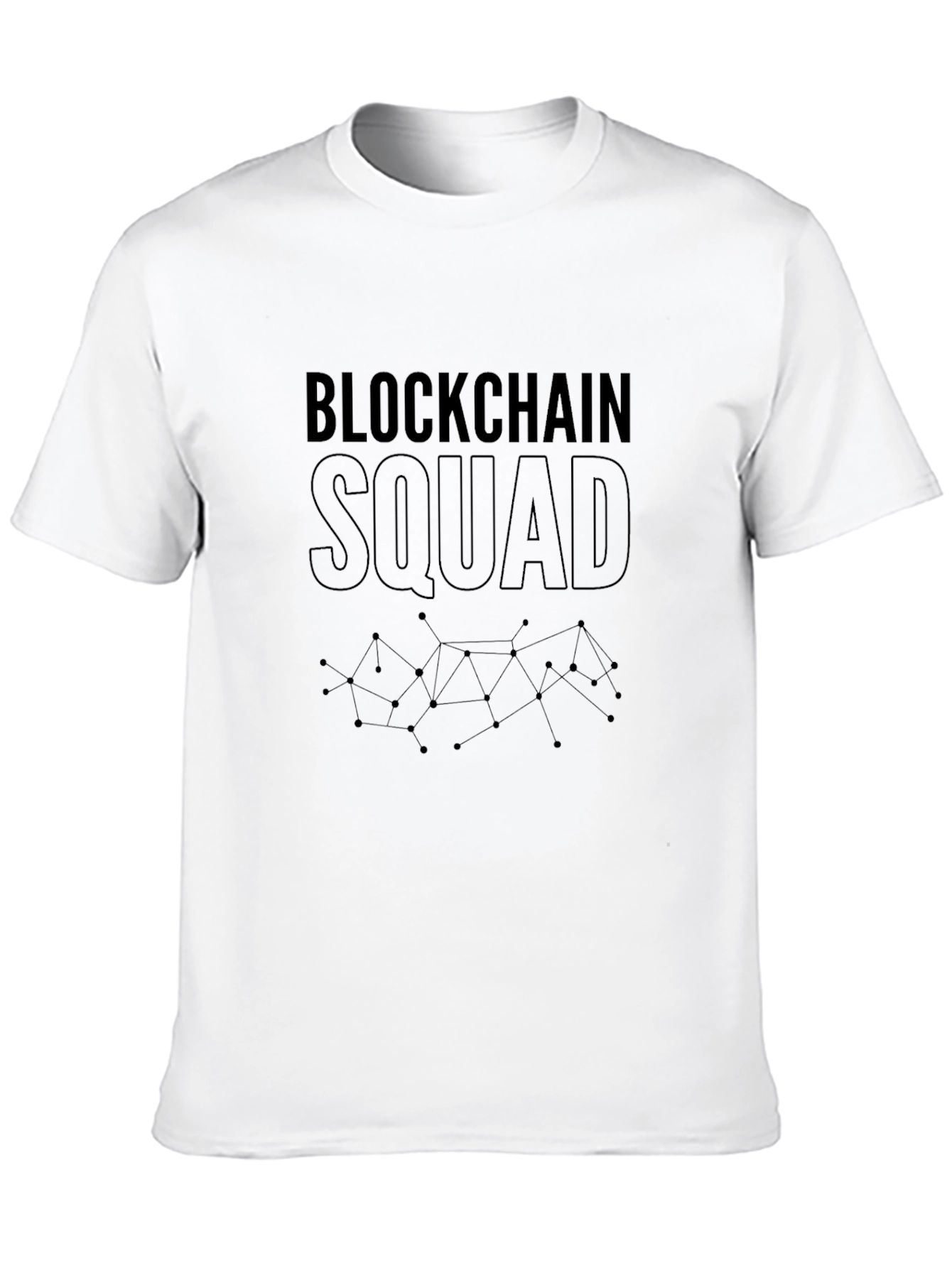 Black Blockchain Squad Graphic T-Shirt - Crypto Enthusiast Tee view 10