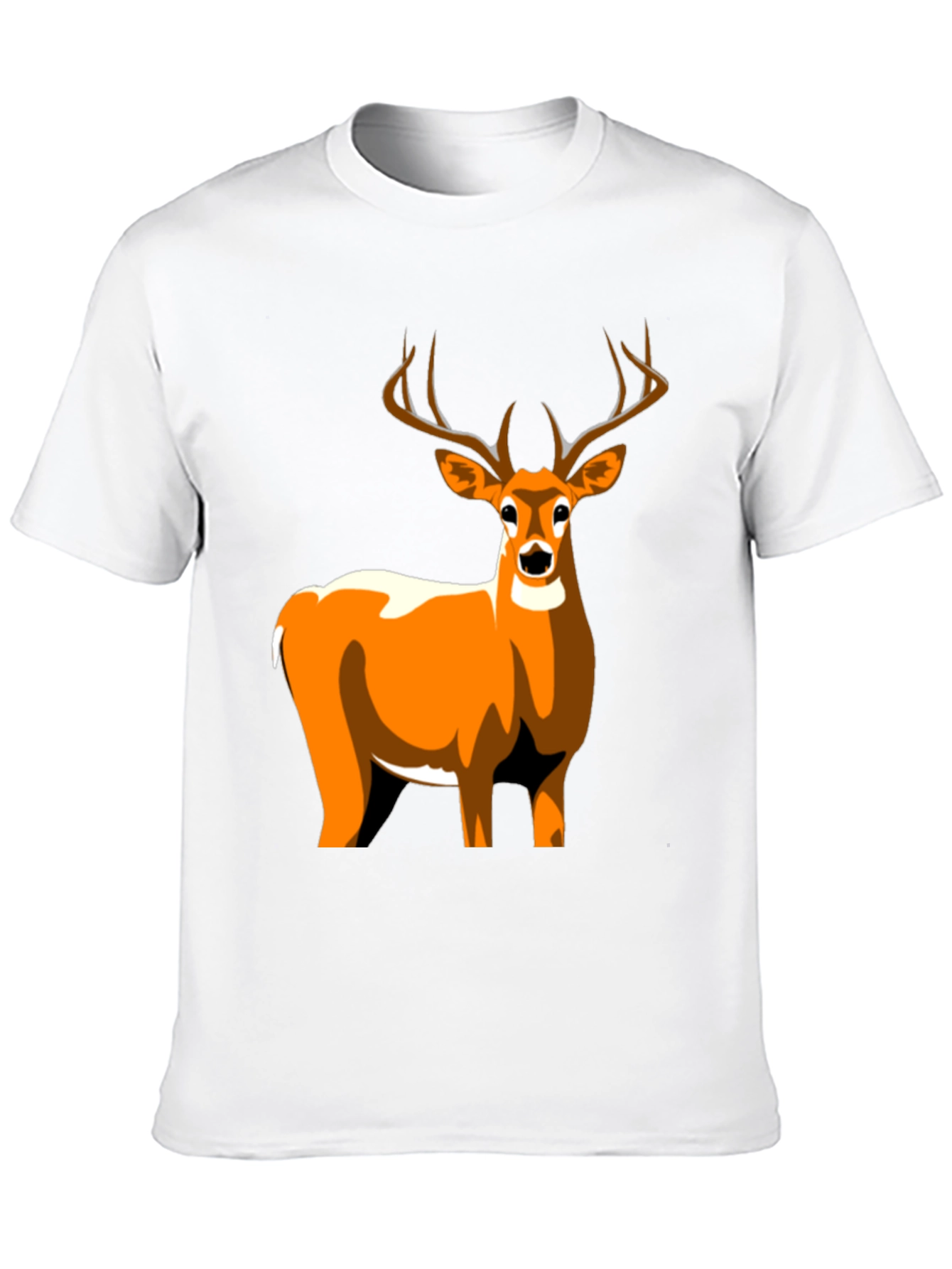 Black Deer Graphic Tee - Stylish Men's T-Shirt view 10