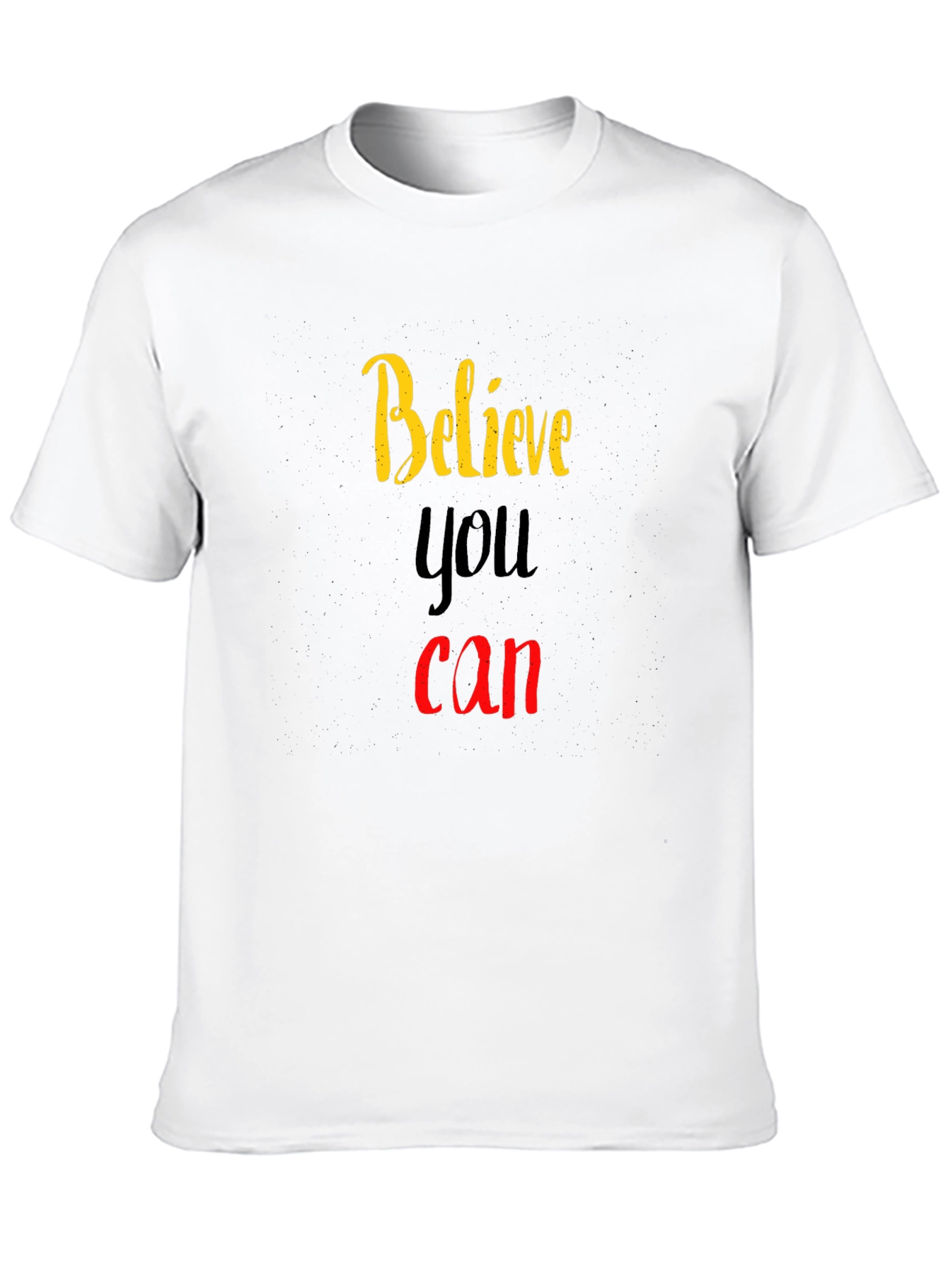 Black Believe You Can Graphic Tee view 10