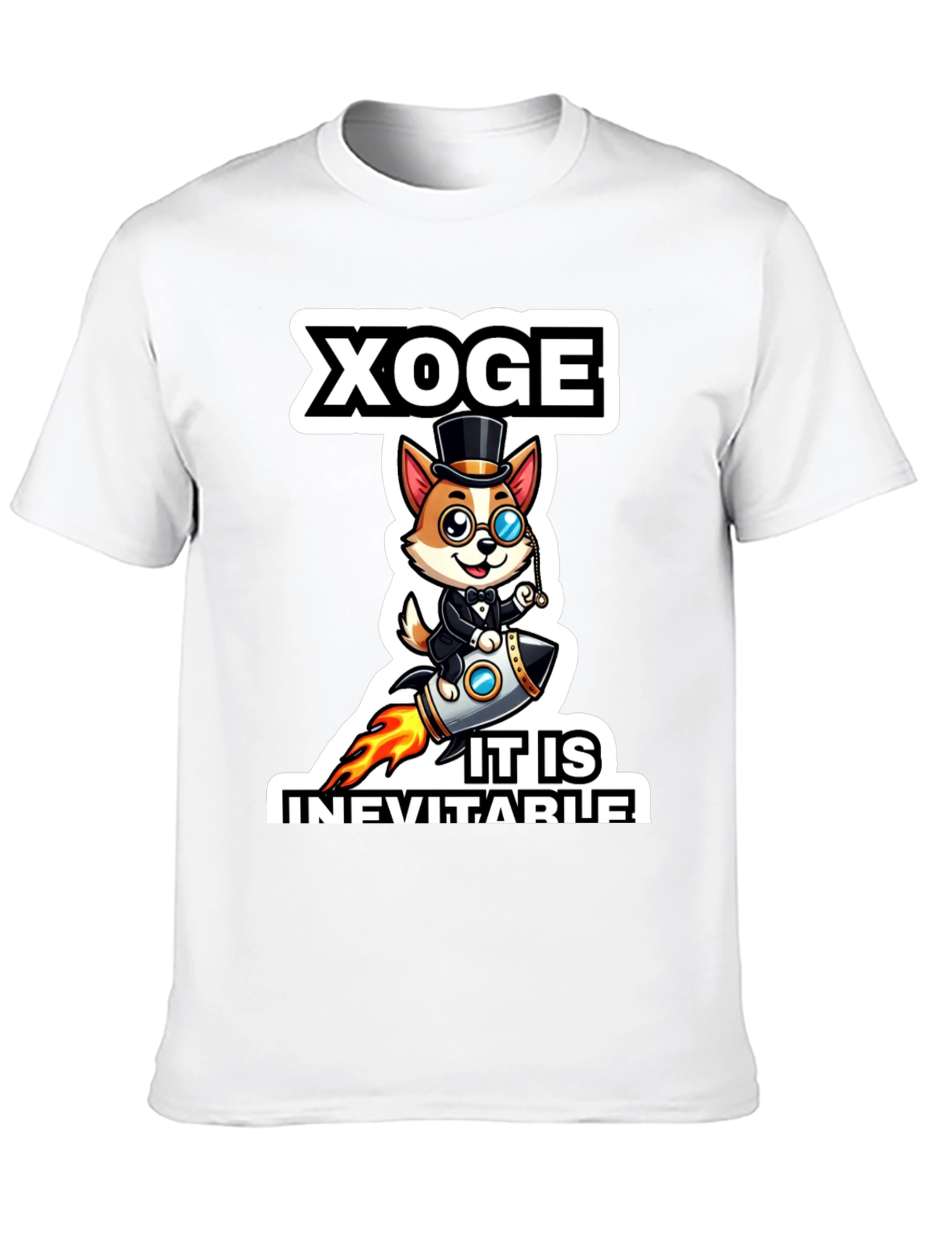 Black Xoge It Is Inevitable Black T-Shirt view 10