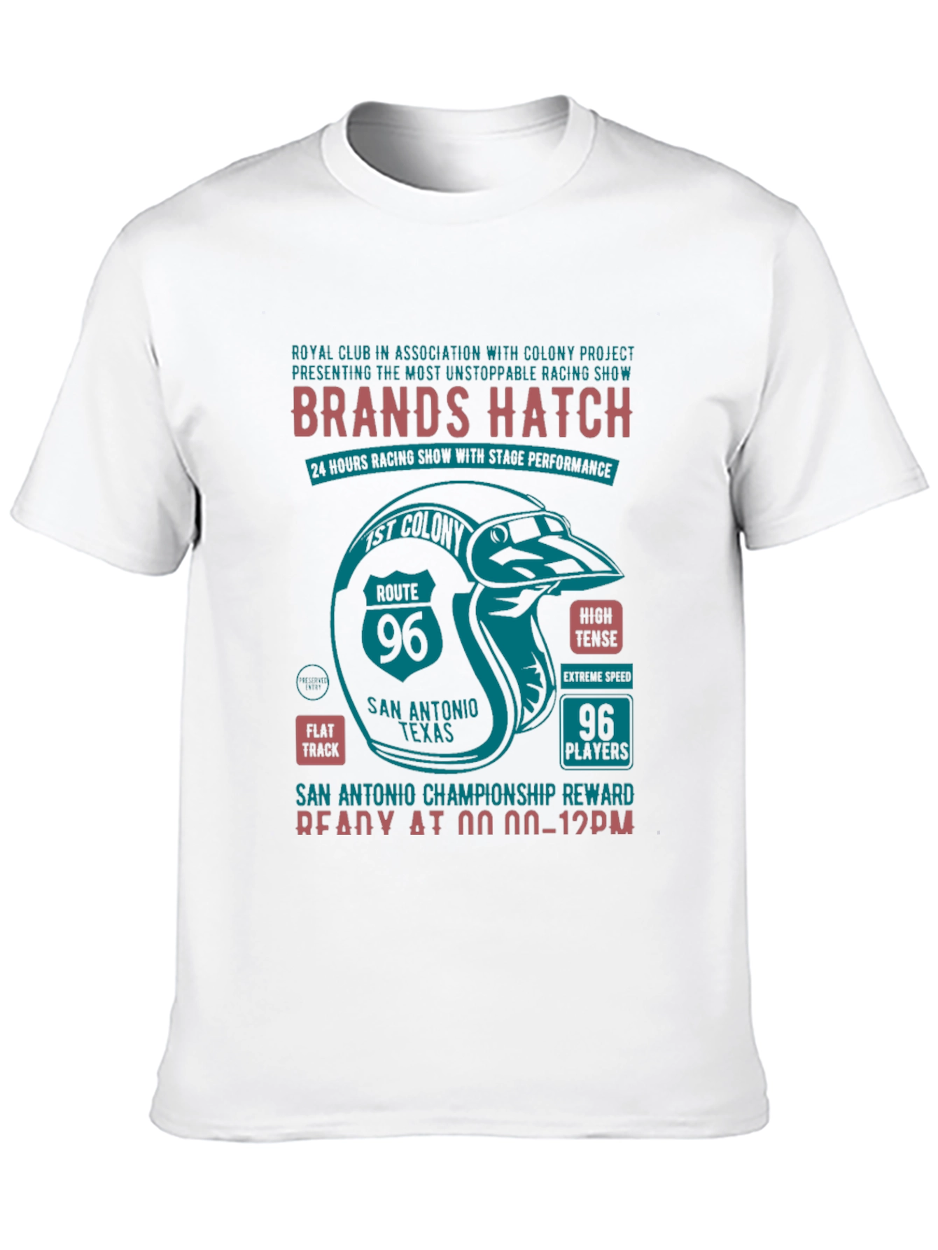 Black Brands Hatch Racing T-Shirt view 10