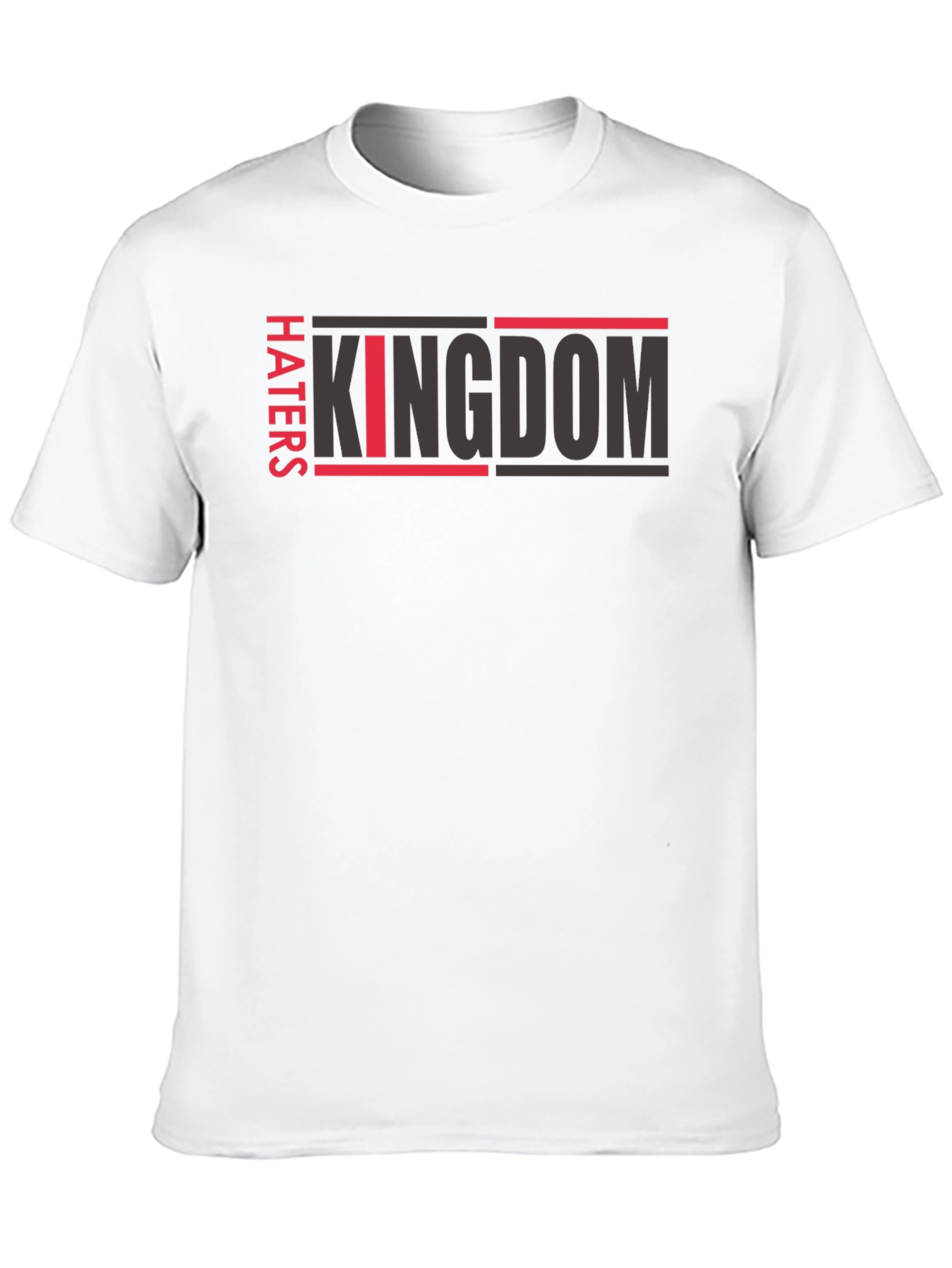 Black Haters Kingdom Graphic T-Shirt | Mens Black Tee view 10