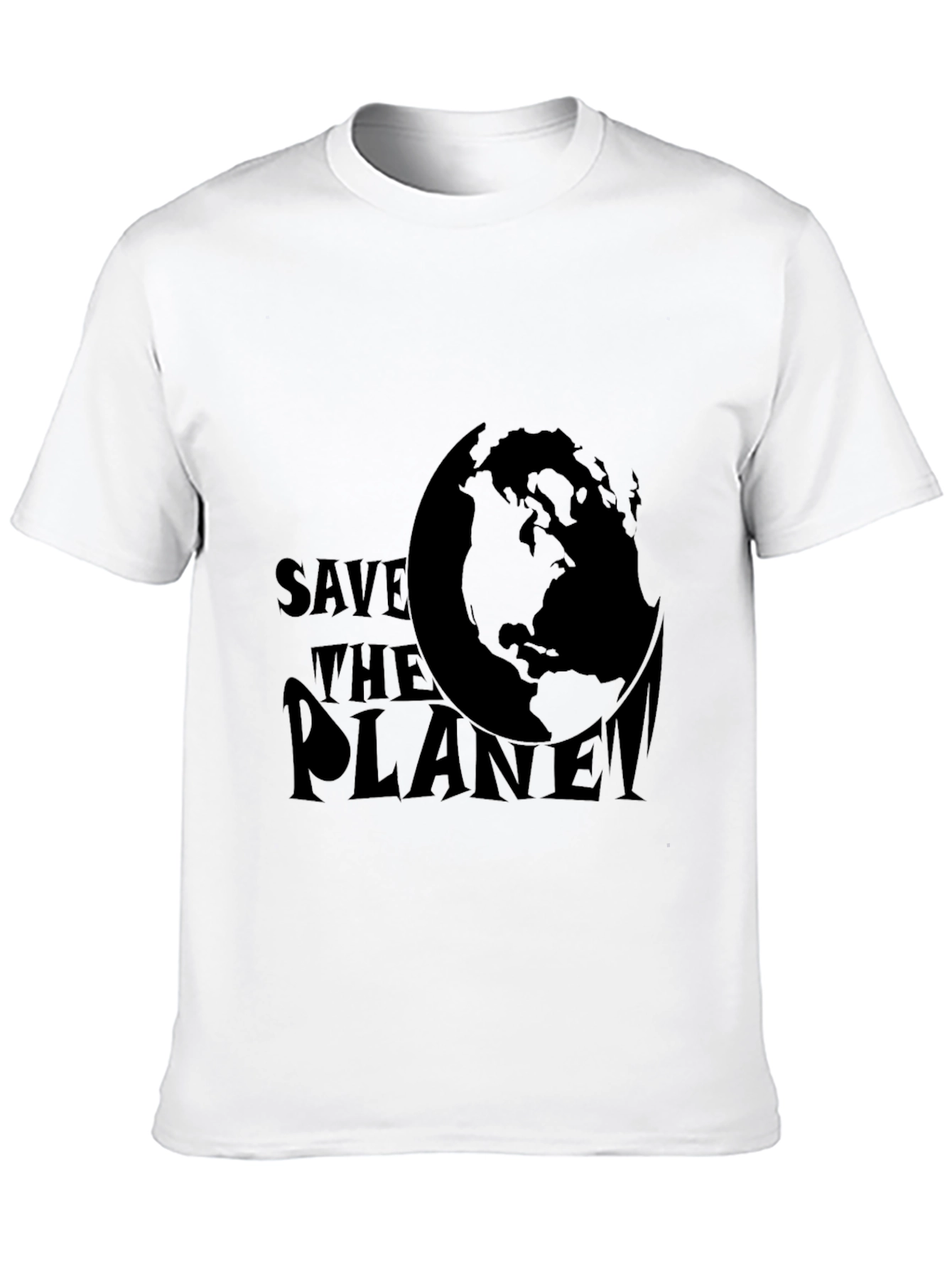 Black Save The Planet T-Shirt - Earth Day Tee view 10