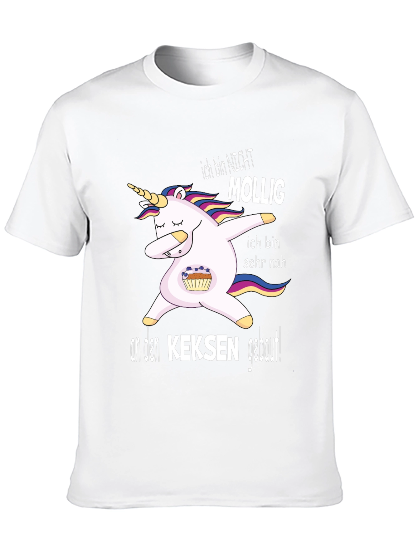 Black Unicorn Dab T-Shirt - Ich Bin Nicht Mollig view 10