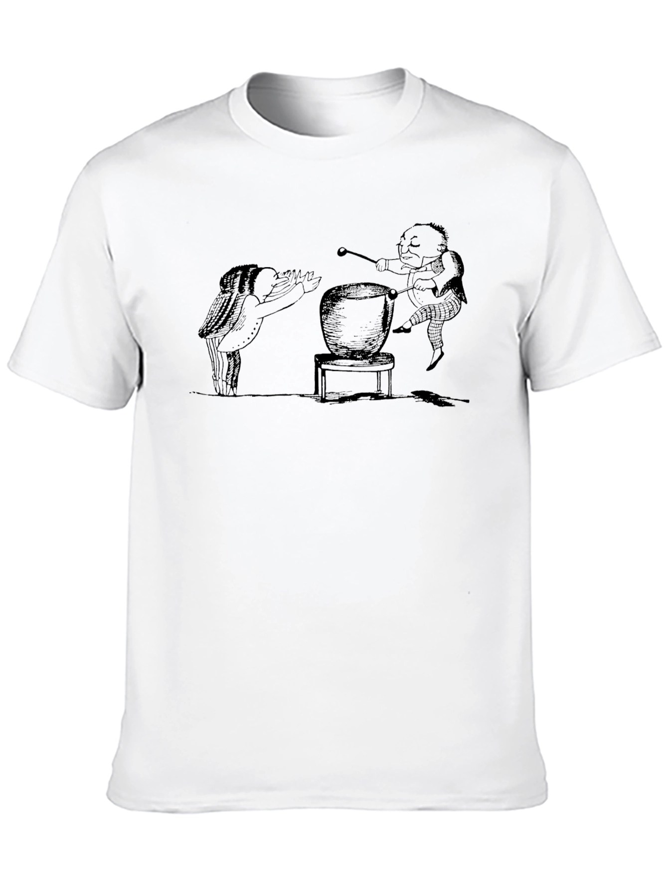 Black Quirky Black Graphic Tee - Musical Mishap view 10