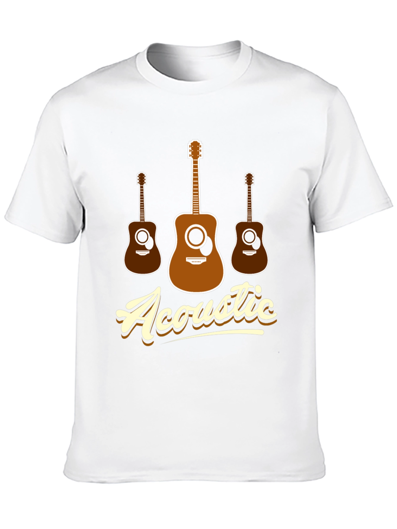 Acoustic Guitar T-Shirt - Music Lover Tee - 10