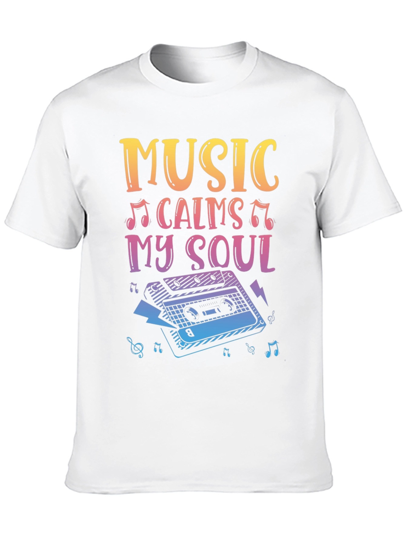 Black Music Calms My Soul T-Shirt view 10