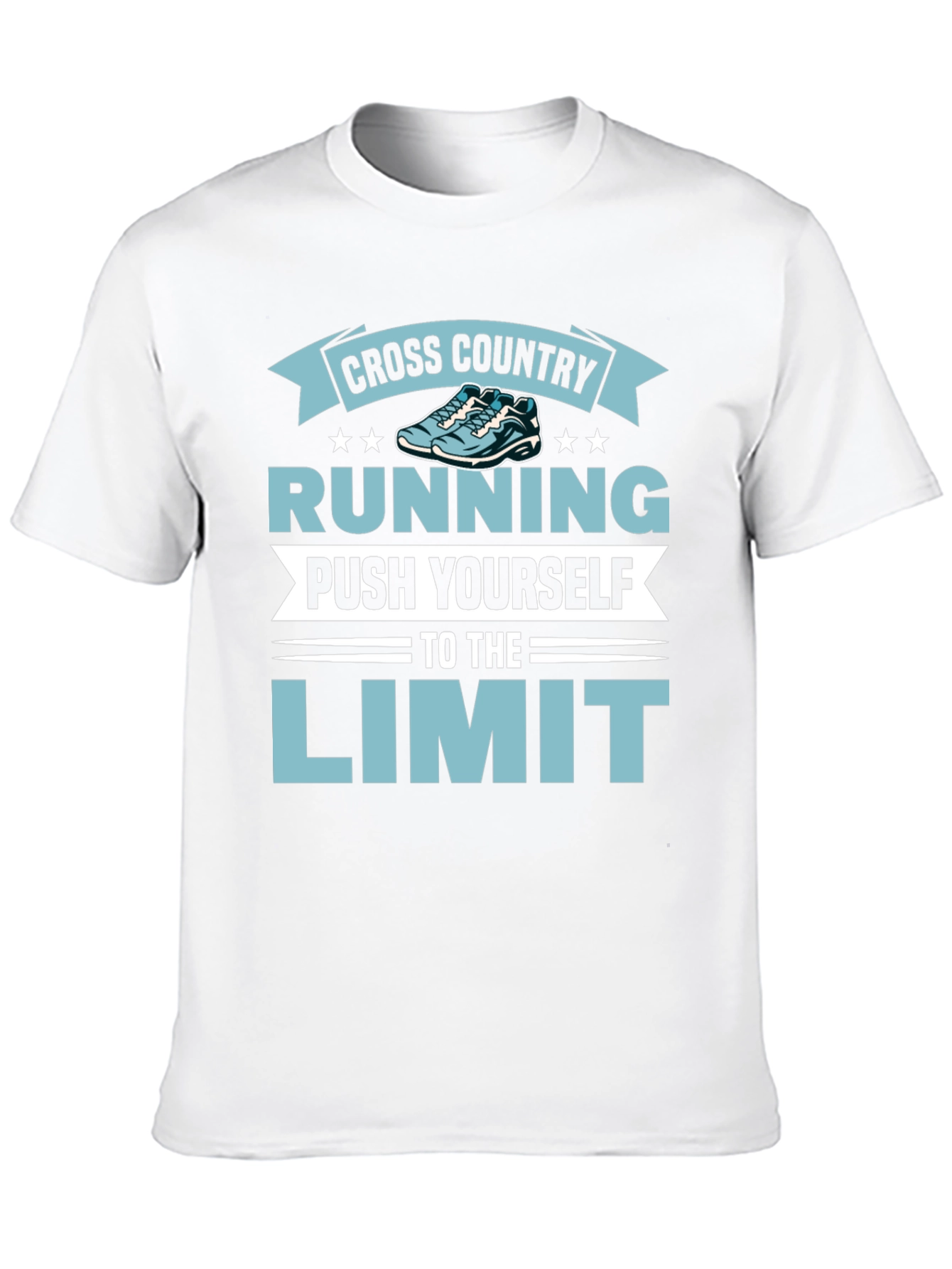 Black Cross Country Running Graphic Tee view 10