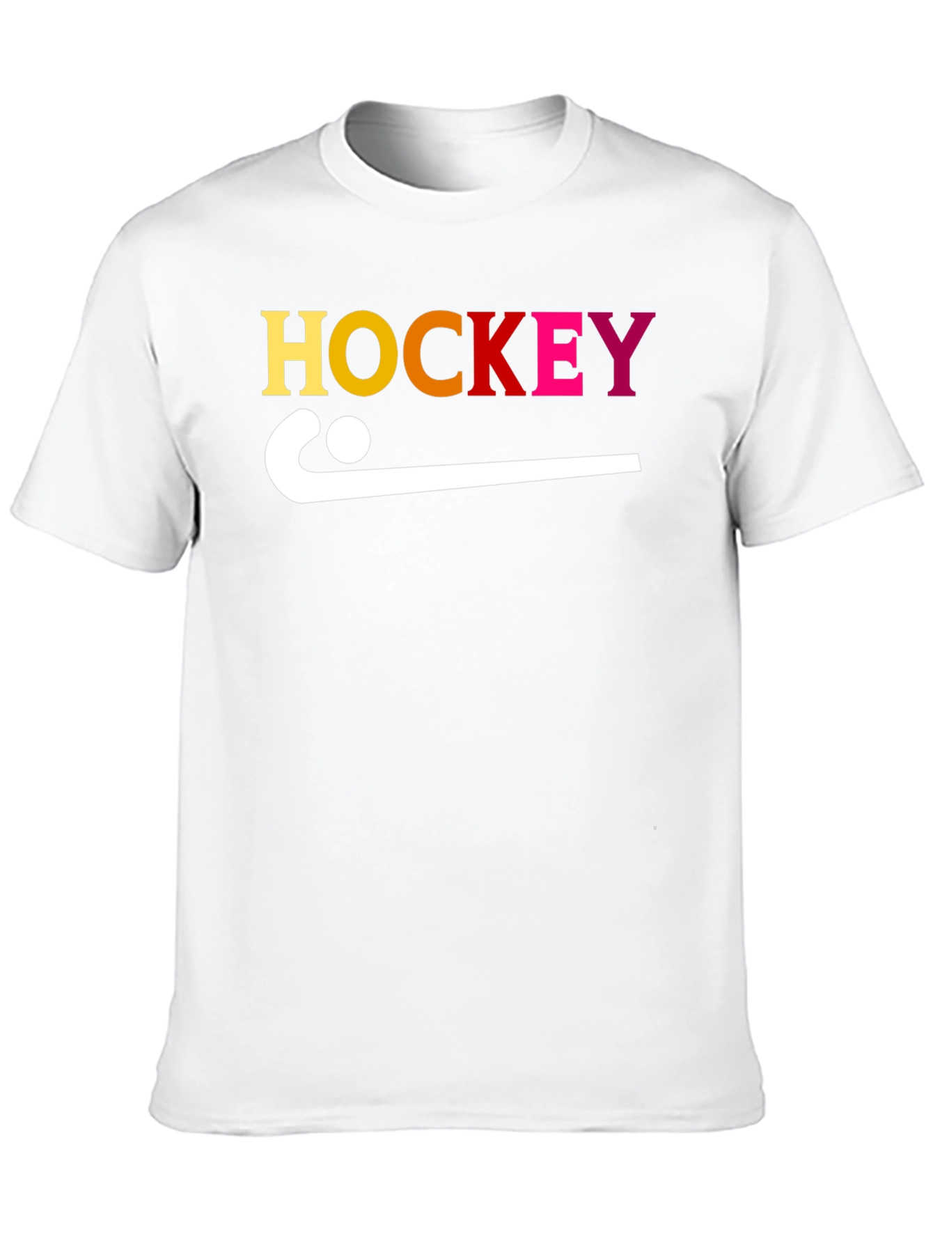 Black Hockey Stick Graphic Tee - Sporty Cotton T-Shirt view 10