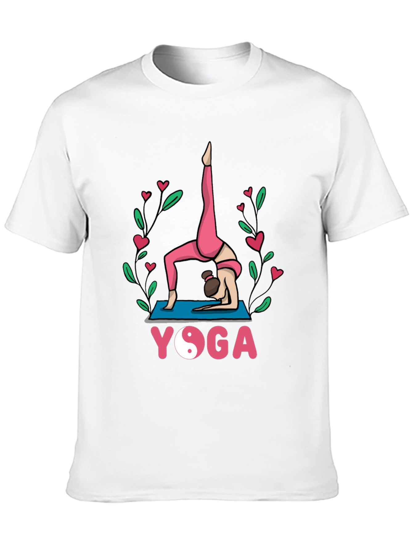 Black Yoga Pose Graphic Tee - Meditative Style view 10