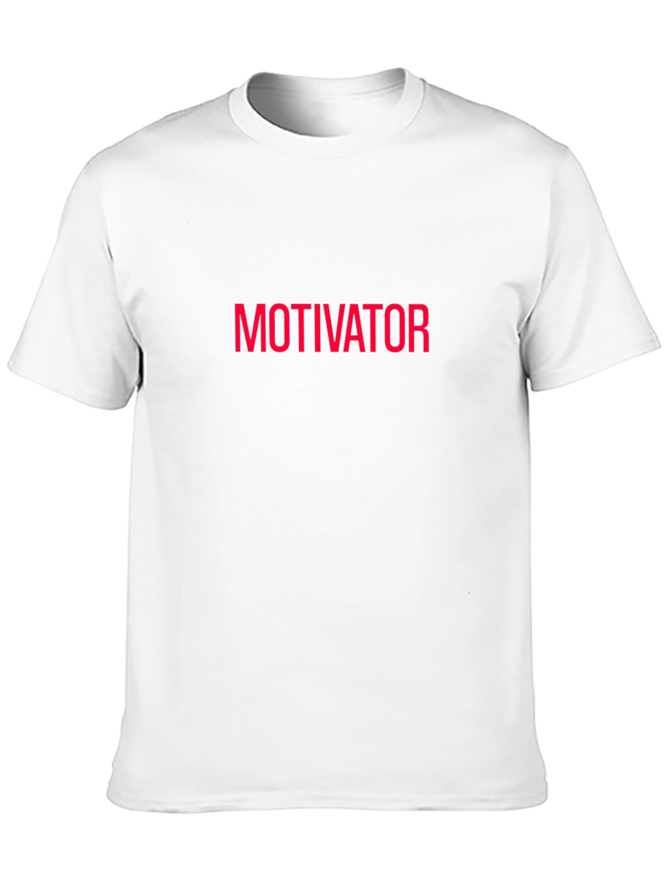 Motivator T-Shirt - Bold Red Text on Black - 10