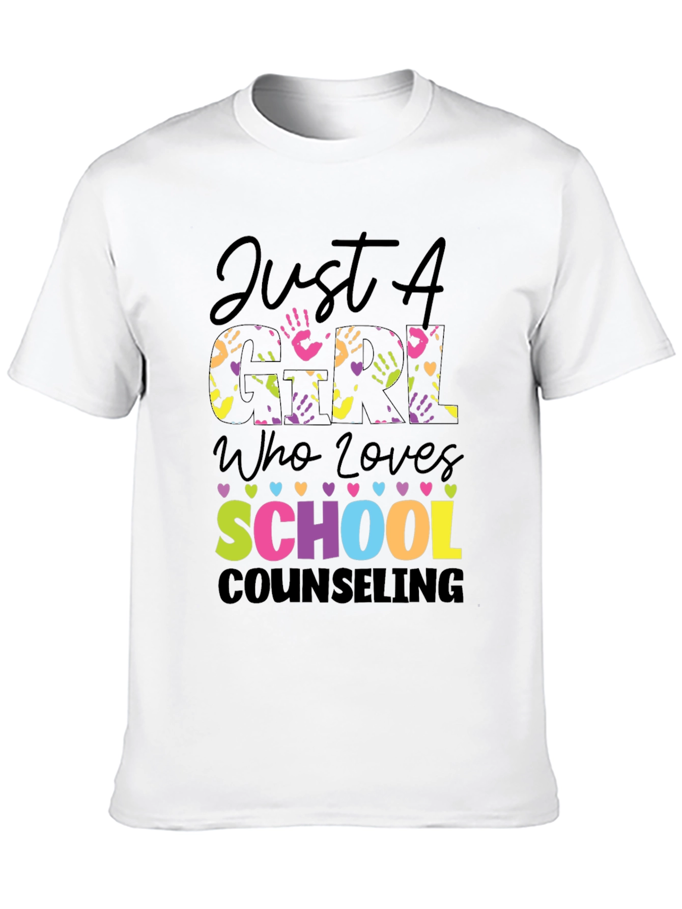 Just A Girl Who Loves School Counseling T-Shirt - 10
