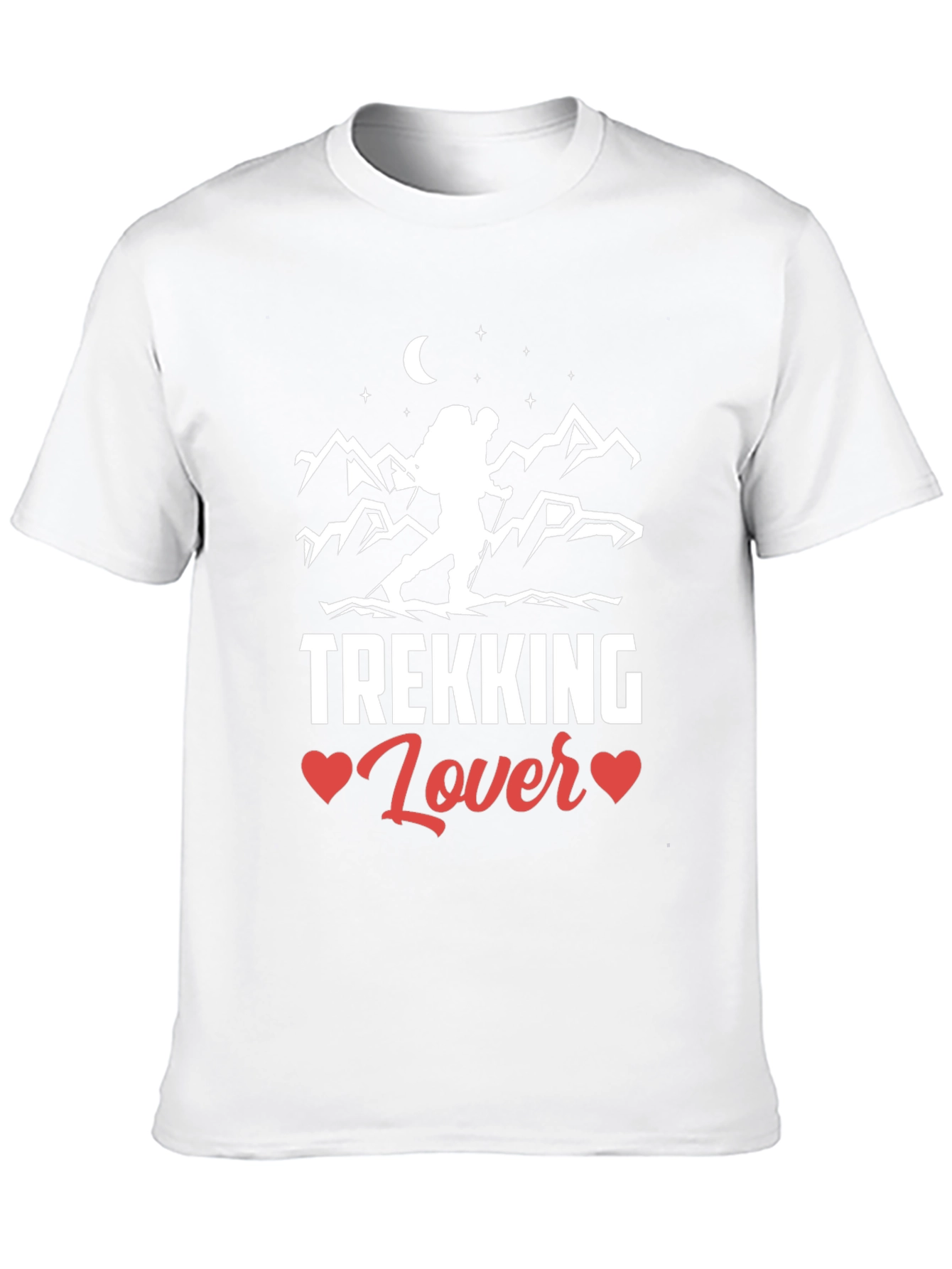 Black Trekking Lover Graphic Tee - Adventure T-Shirt view 10