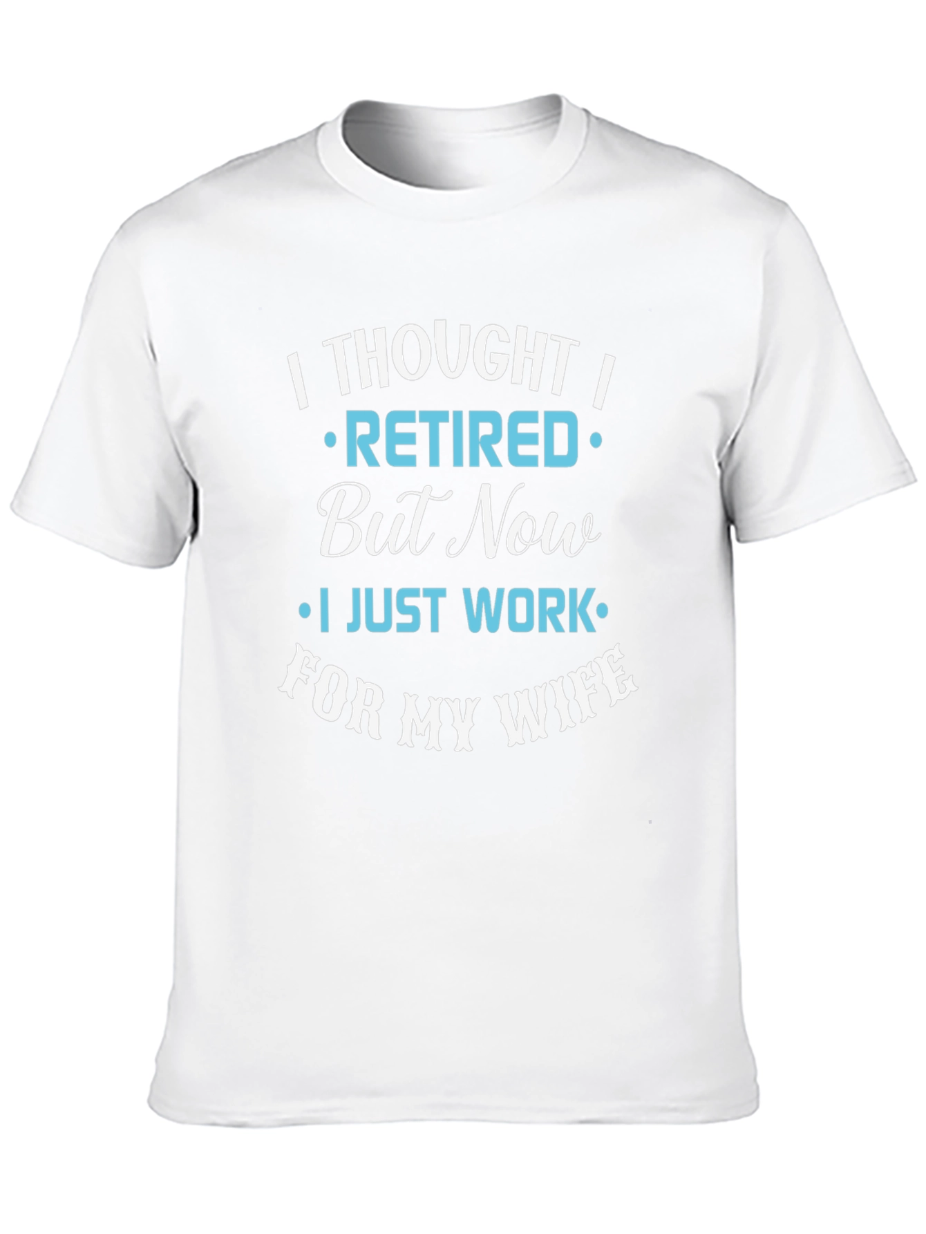 Black Funny Retired Husband T-Shirt view 10