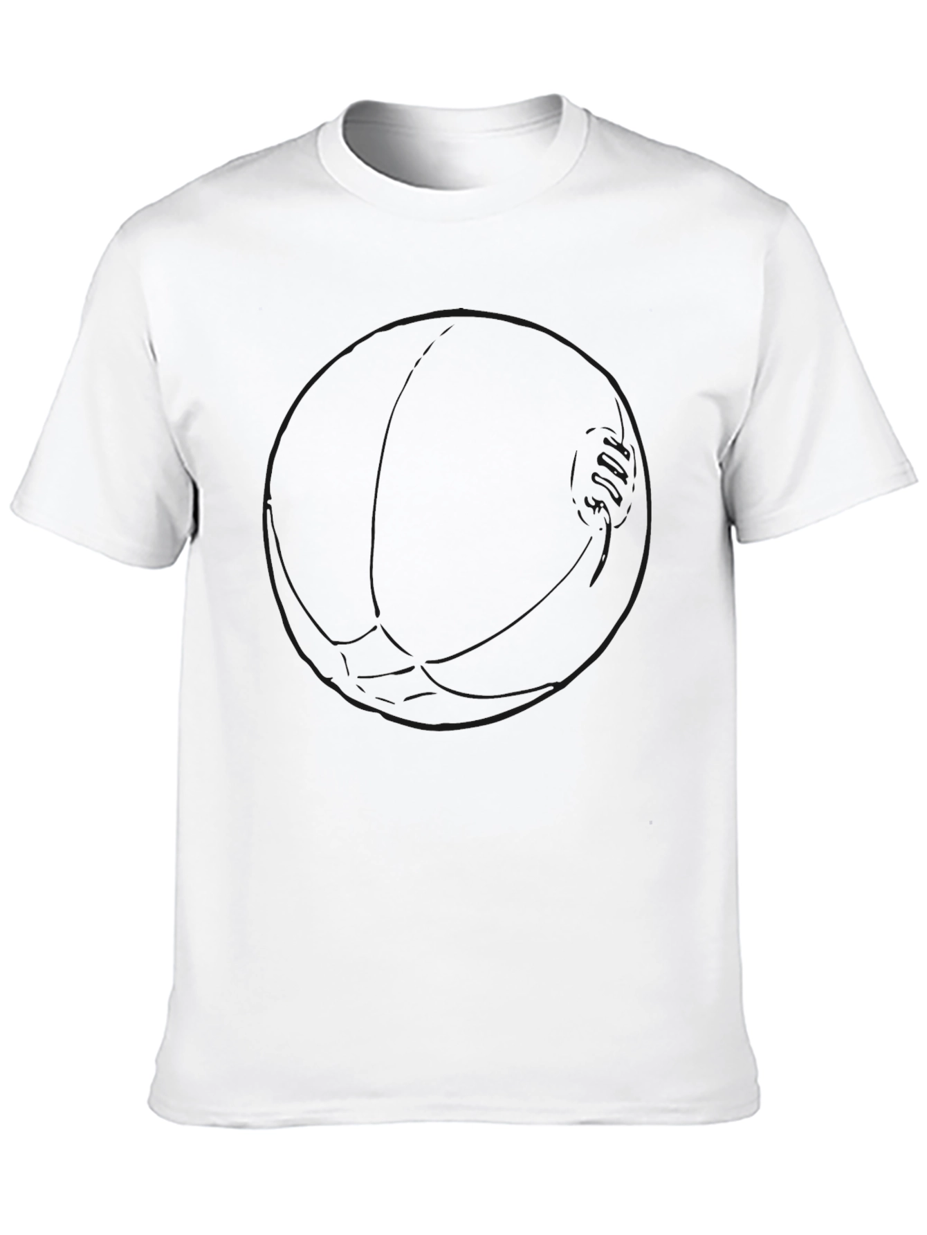 Black Men's Black Crew Neck Short Sleeve T-Shirt view 10