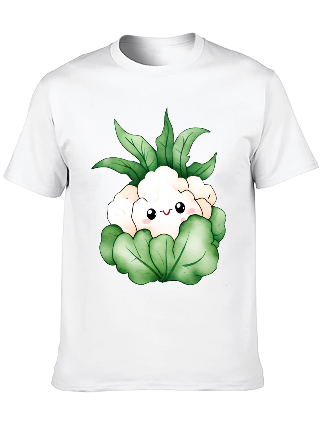 Black Kawaii Cauliflower Graphic Tee view 10