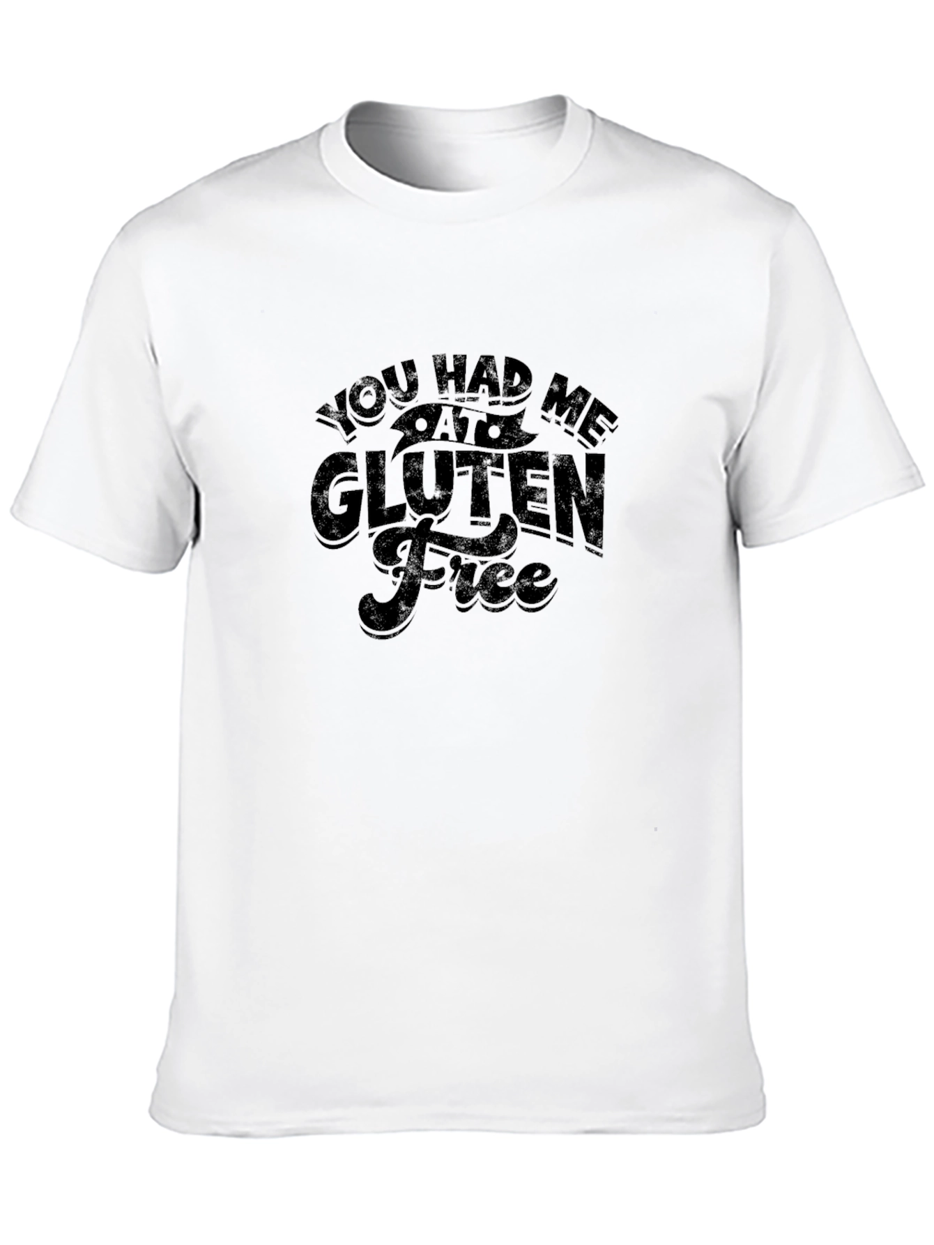 Black Gluten Free Humor Tee - You Had Me At Gluten Free view 10