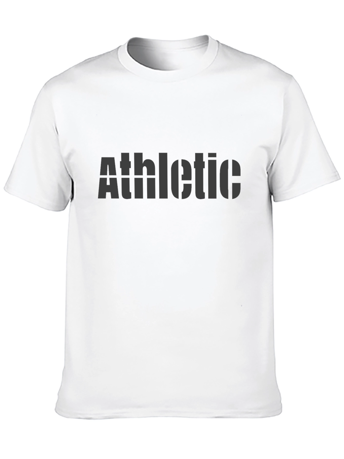 Black Athletic Stencil Tee - Mens Activewear view 10