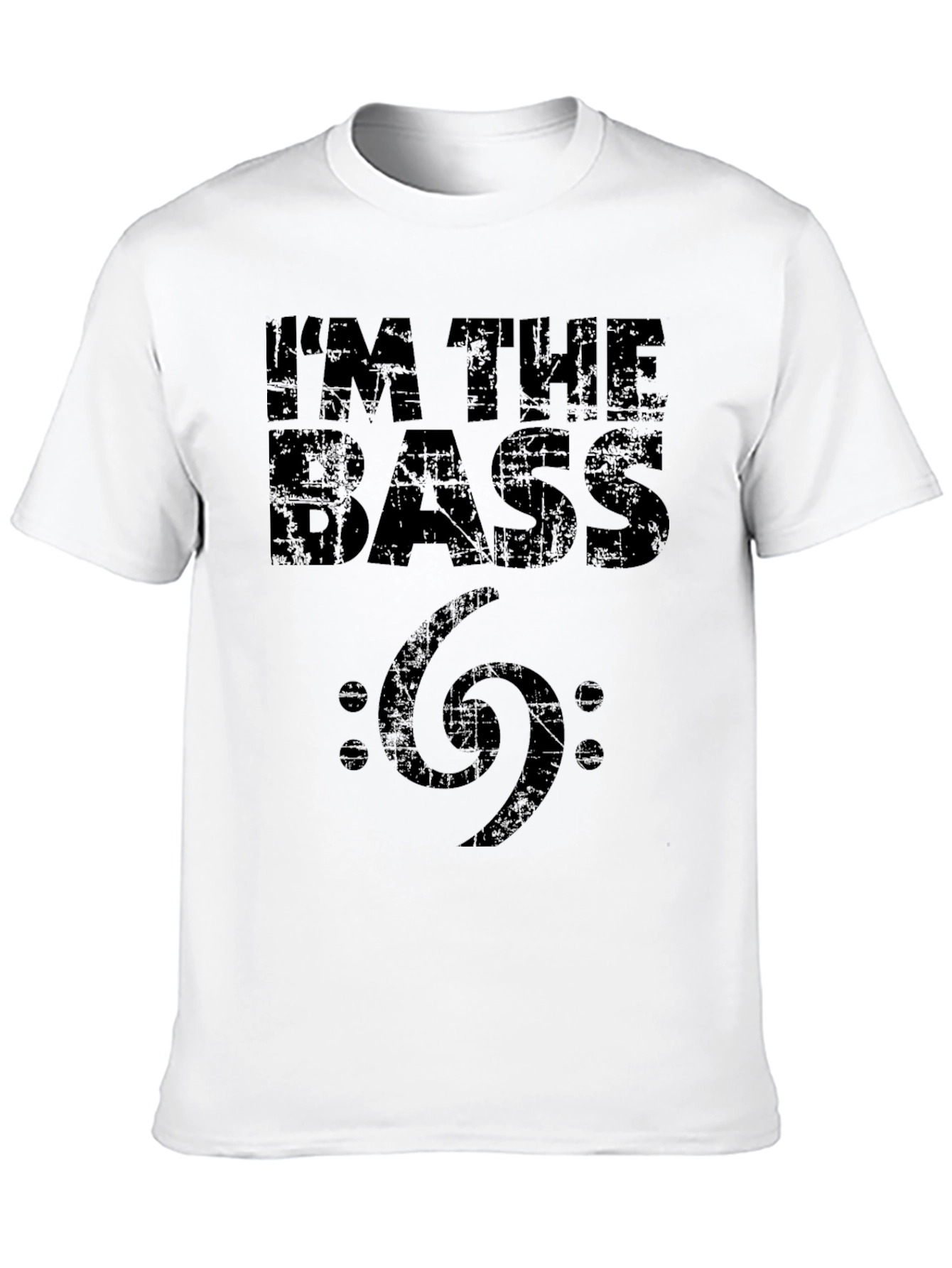 Black I'm the Bass T-Shirt - Music Lover Tee view 10