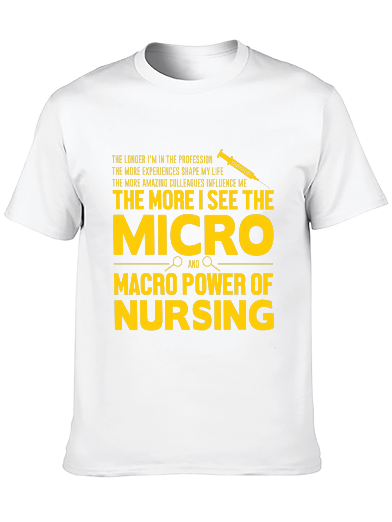 Black Nursing Power T-Shirt - Micro & Macro Appreciation view 10