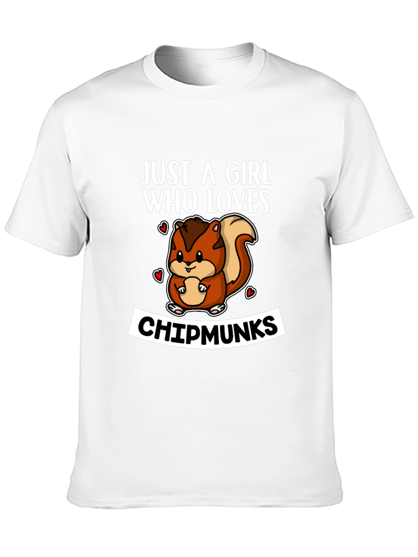 Black Girl Who Loves Chipmunks T-Shirt view 10