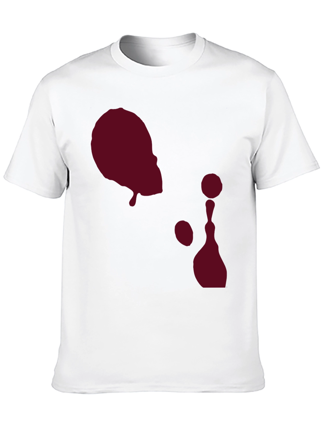 Black Abstract Graphic Print Crew Neck T-Shirt view 10