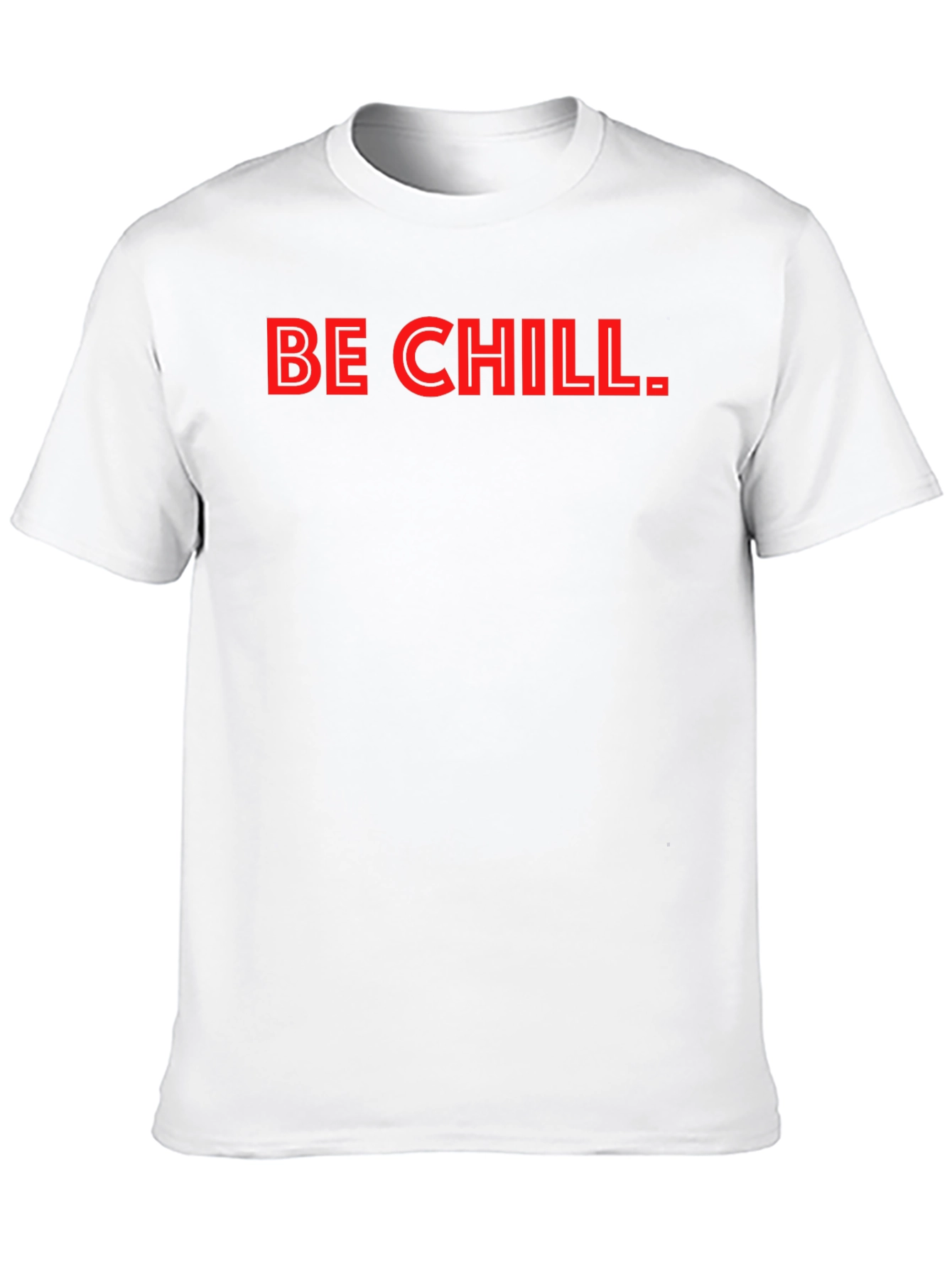 Black Be Chill T-Shirt - Mens Black Graphic Tee view 10