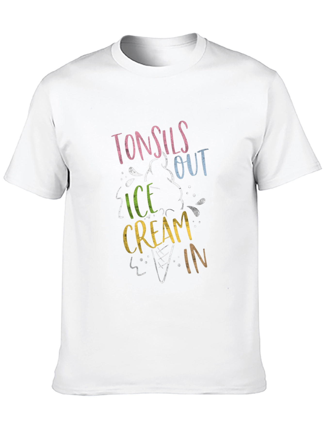 Black Tonsils Out Ice Cream In Black T-Shirt view 10