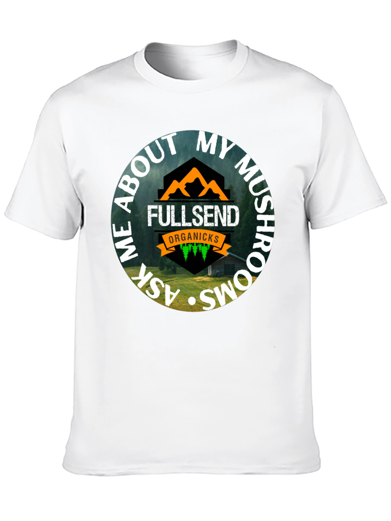 Fullsend Organicks Mushroom T-Shirt - 10