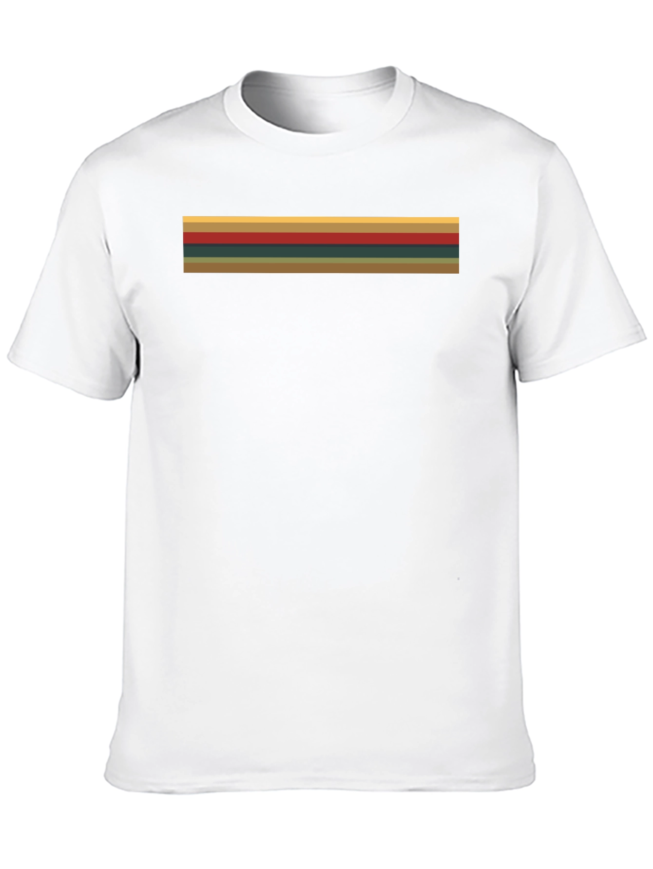 Black Retro Stripe Tee - Time Traveler Style view 10