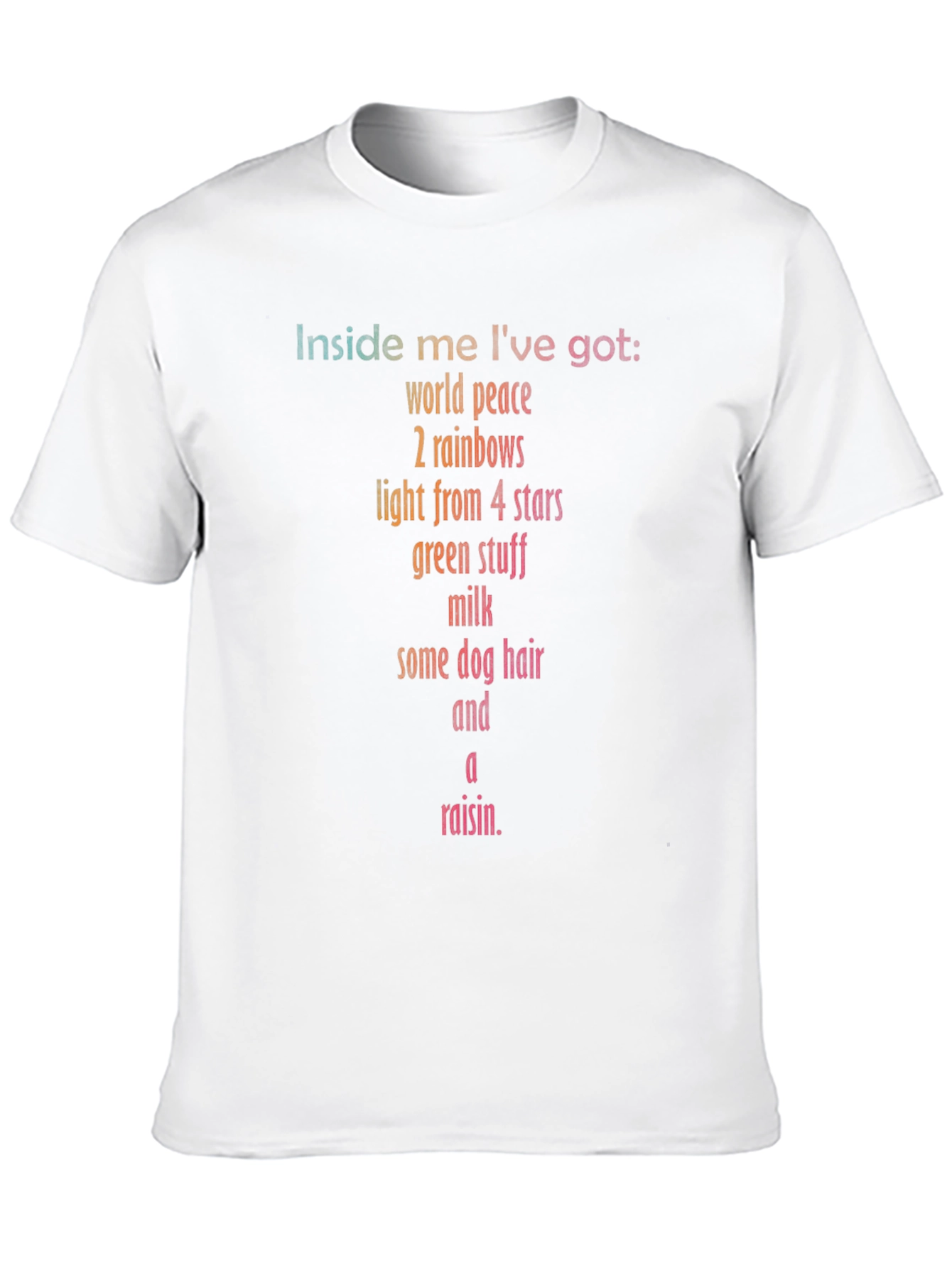 Black Humorous "Inside Me" Graphic Print T-Shirt view 10