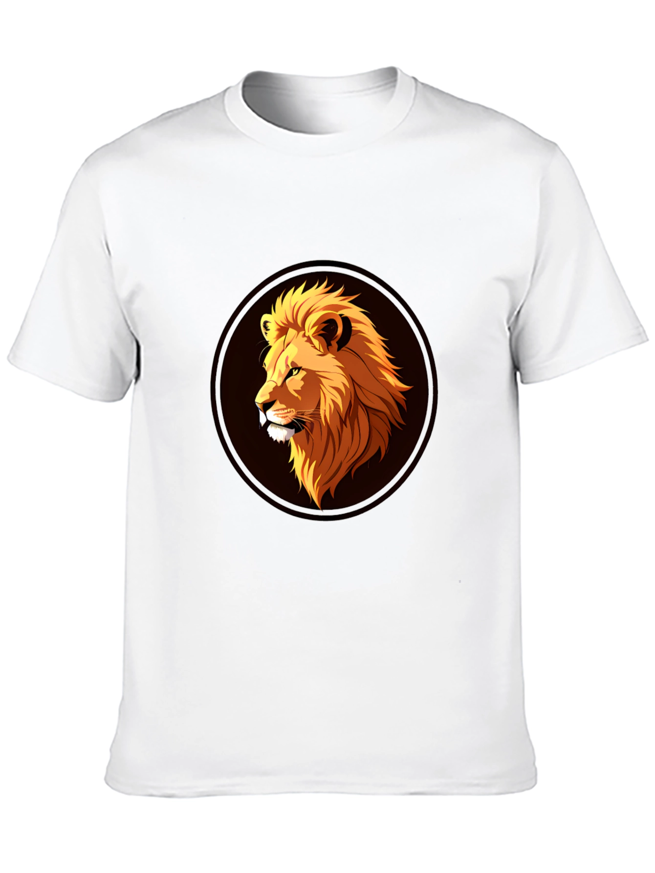 Black Lion Graphic Black T-Shirt - Stylish Men's Apparel view 10