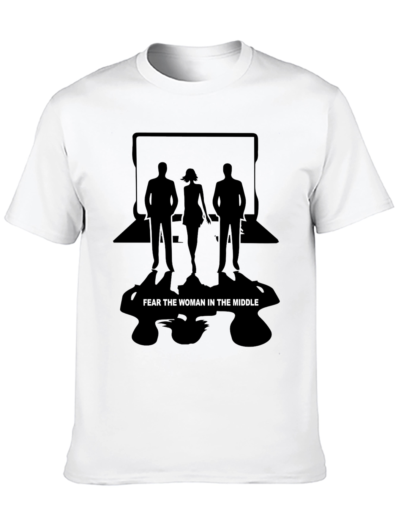 Black Fear the Woman T-Shirt view 10