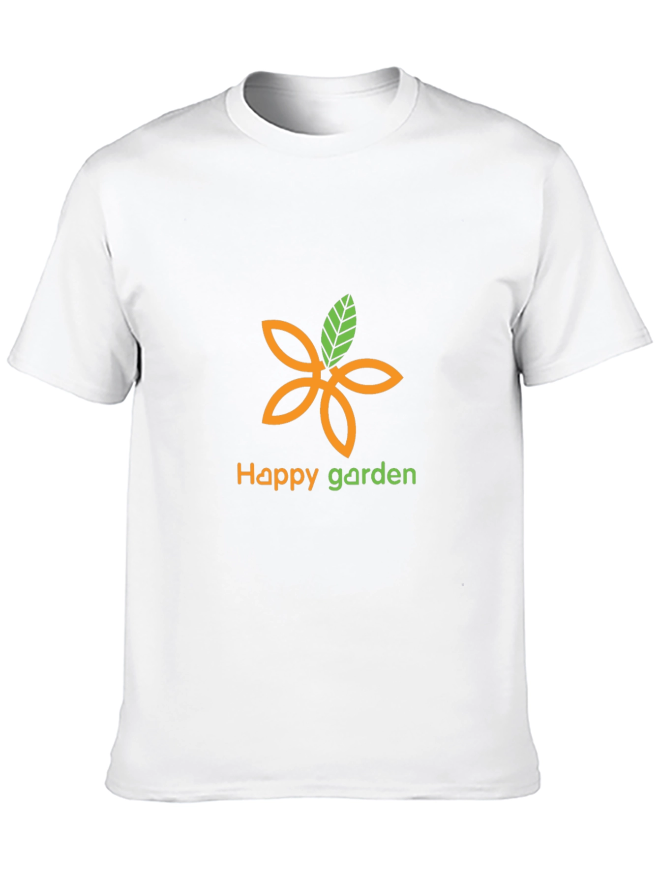 Black Happy Garden Graphic Tee - Black Cotton Blend view 10