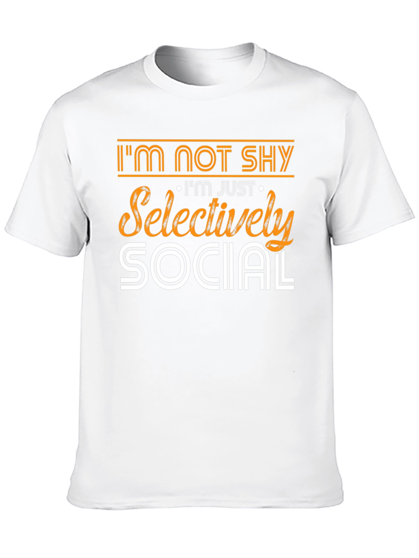 Black Selectively Social Graphic Tee view 10