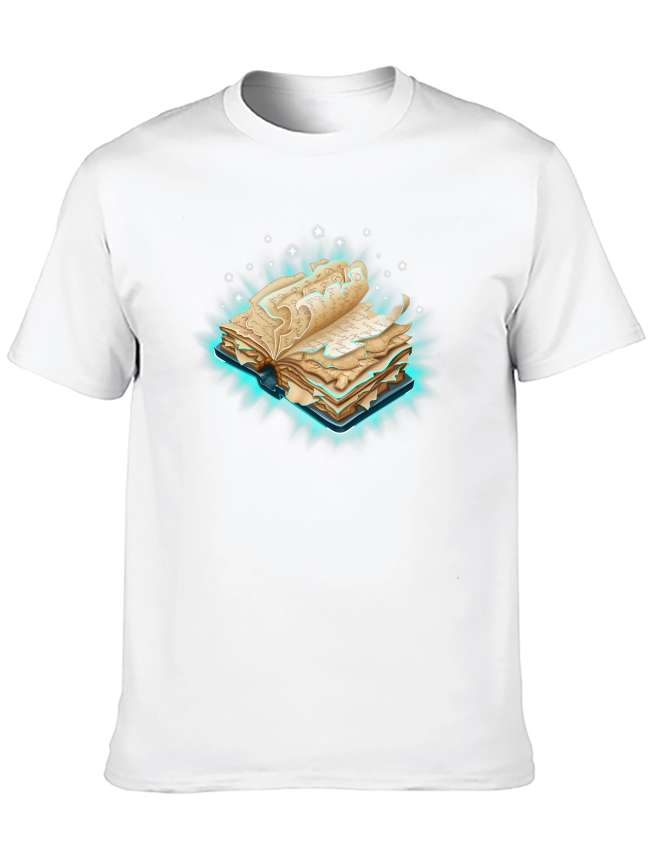 Black Mystical Book Graphic Tee - Black view 10