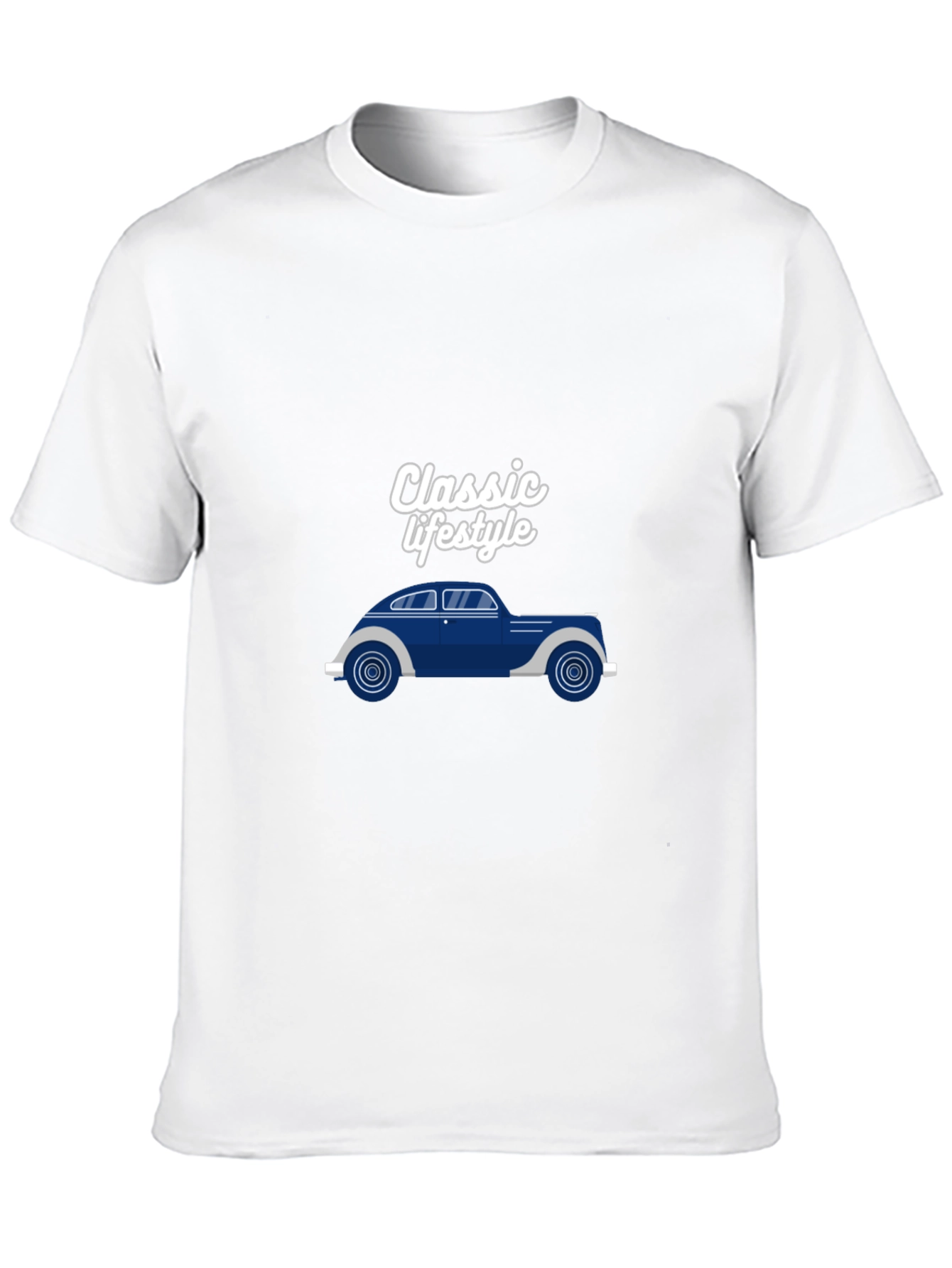 Black Classic Lifestyle Car Graphic Black T-Shirt view 10
