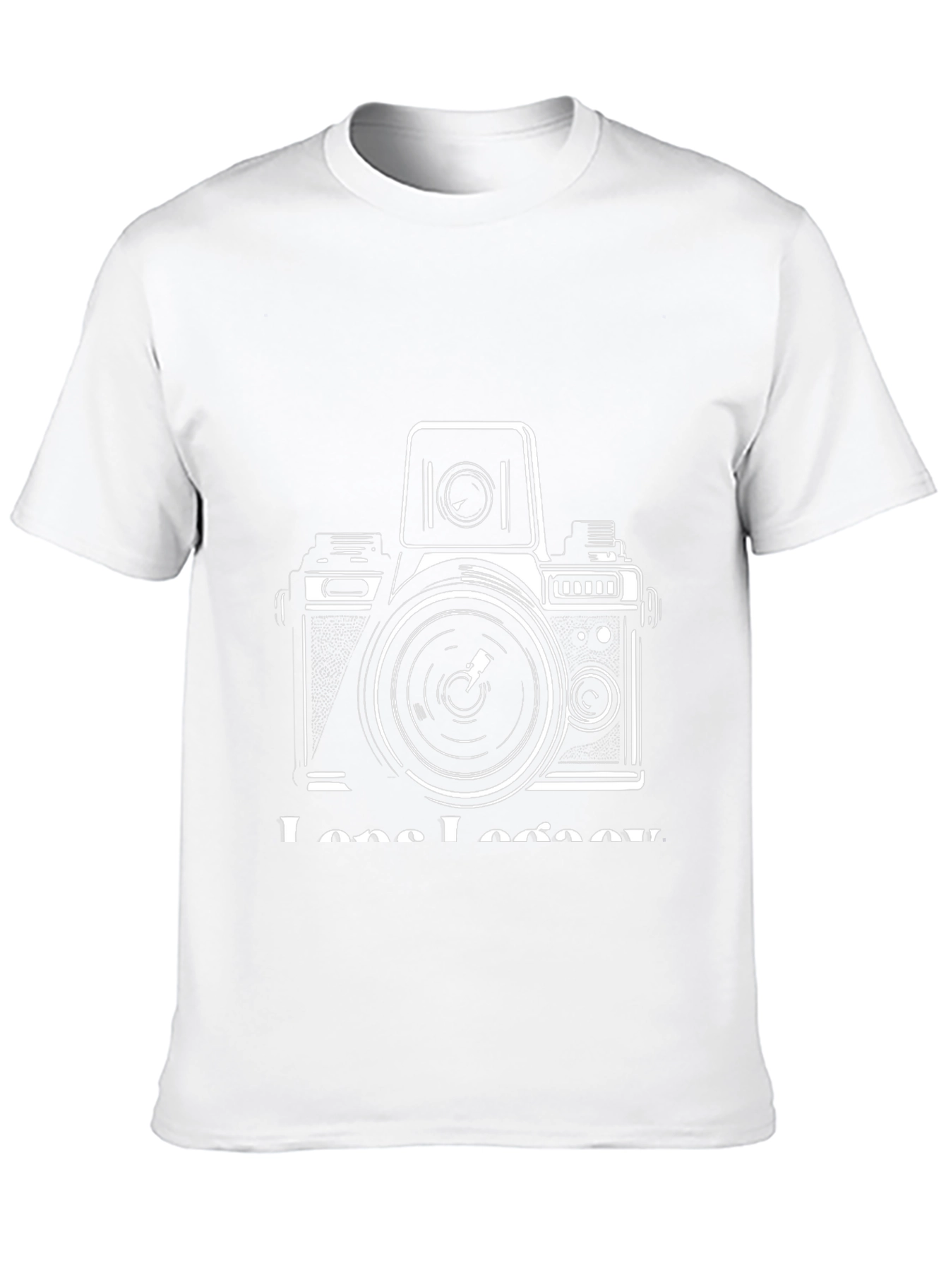 Black Retro Camera Graphic Tee - Black view 10