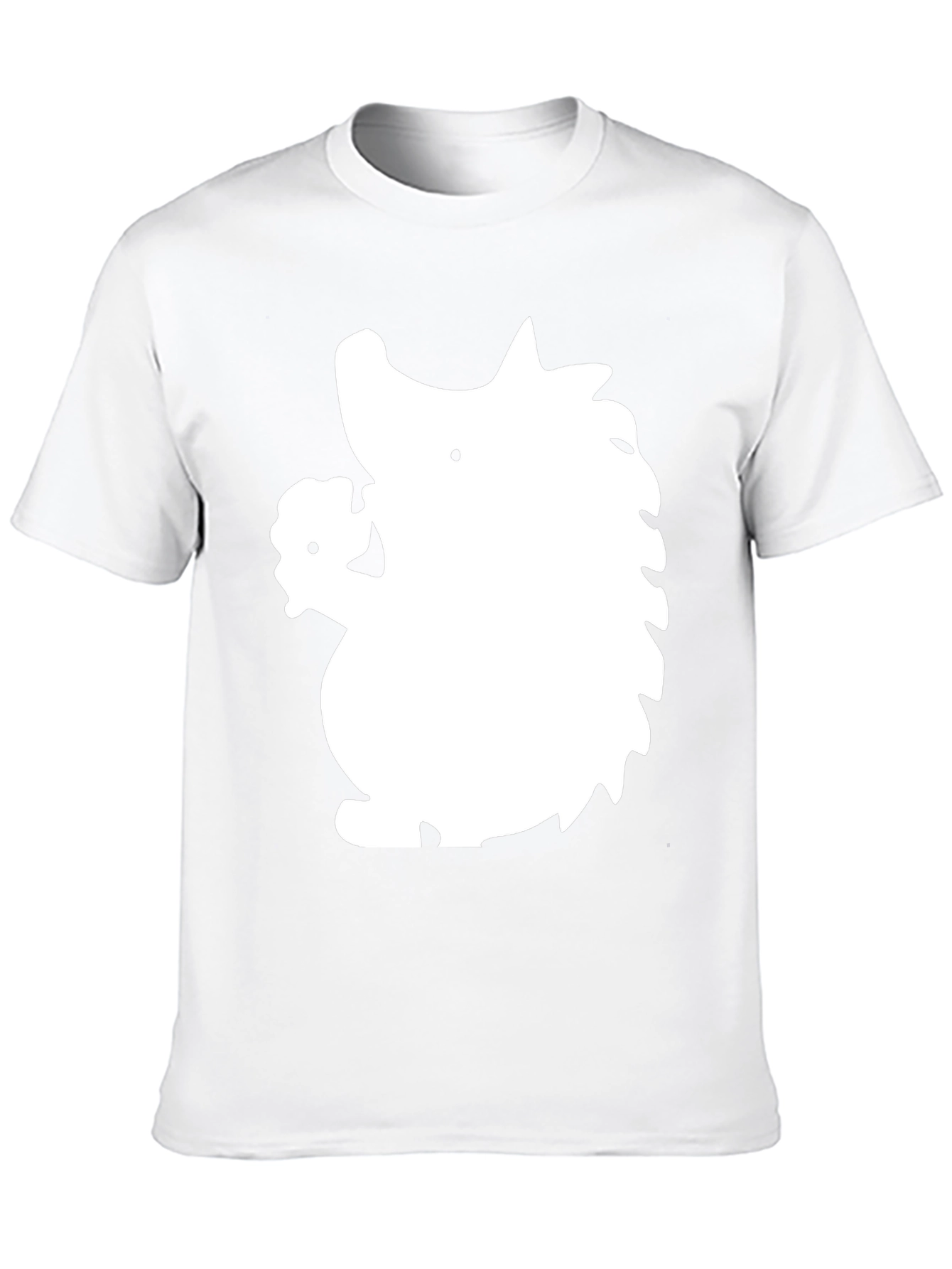 Black Novelty Hedgehog Graphic Black T-Shirt view 10