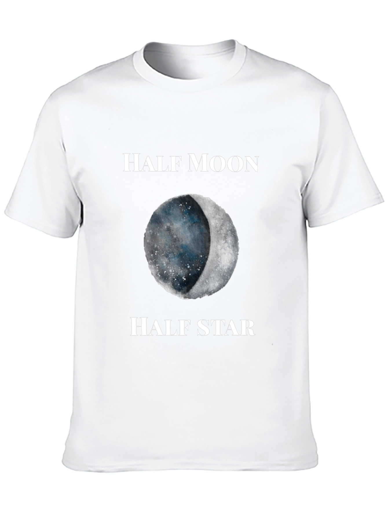 Black Half Moon Half Star Graphic T-Shirt view 10