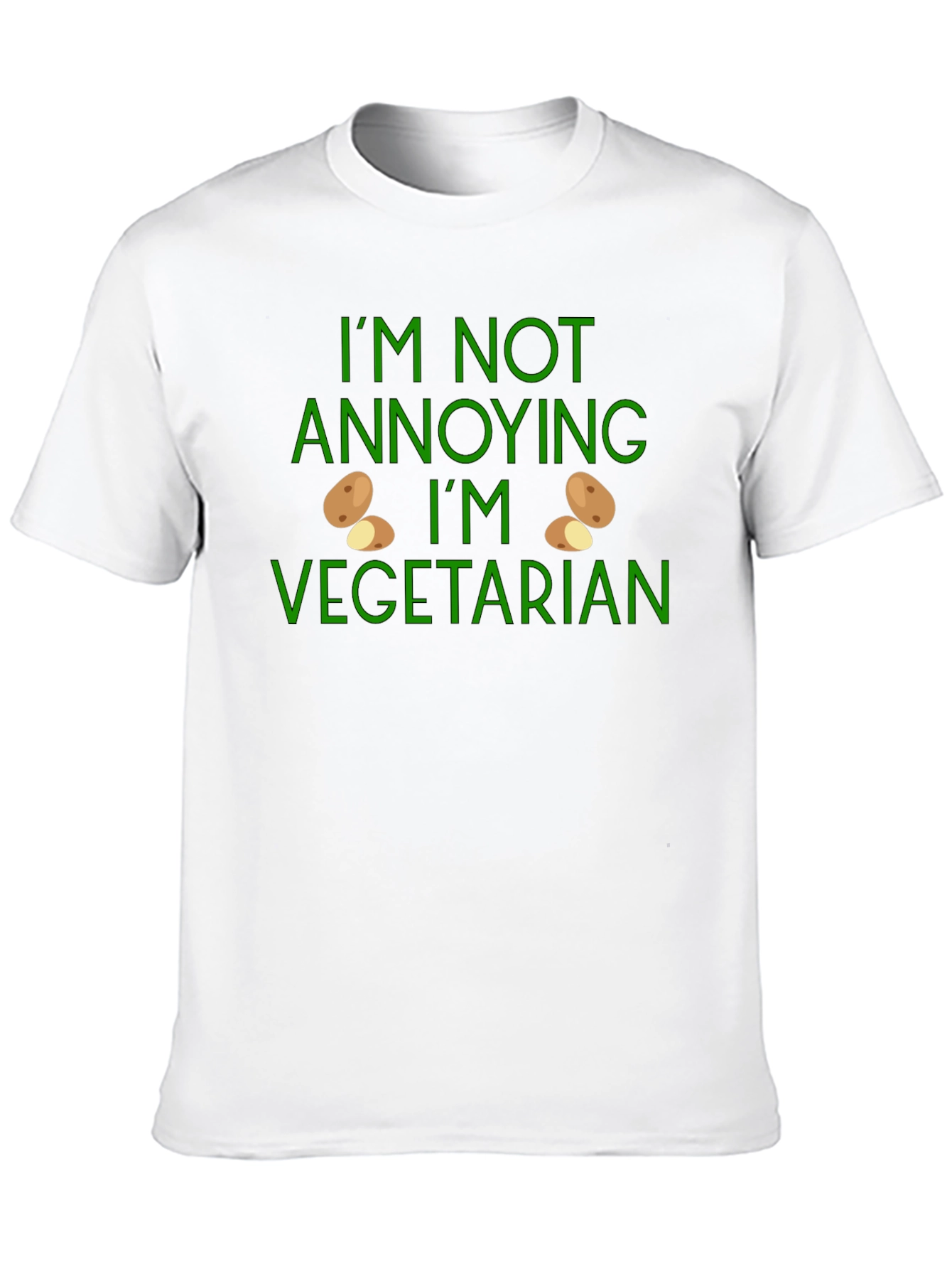 Vegetarian T-Shirt - Funny Potato Design - 10