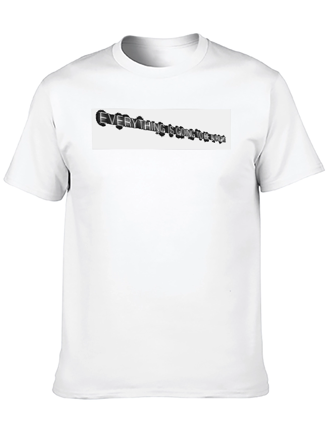 Black Everything Is Going To Be Alright T-Shirt view 10