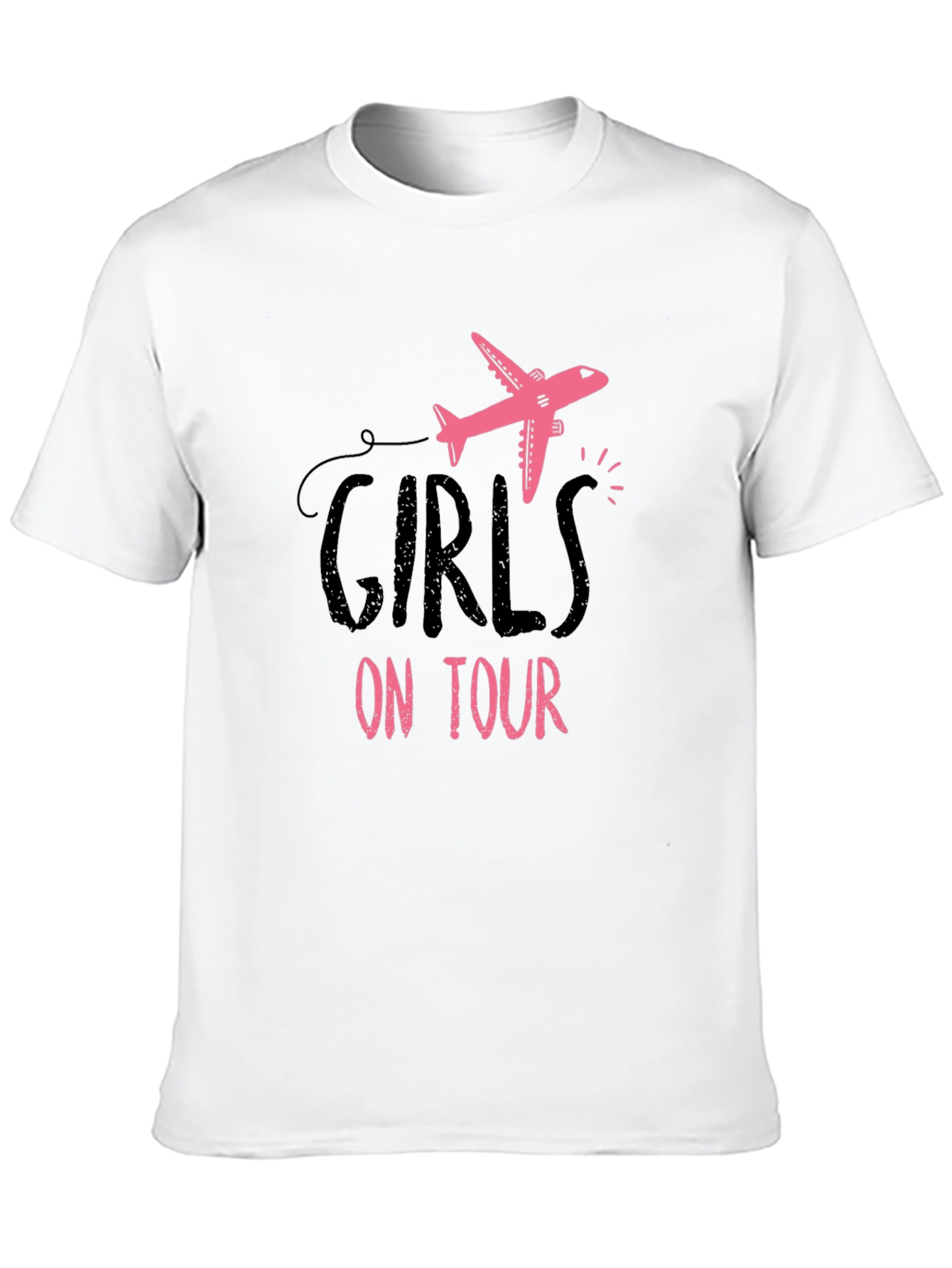 Girls On Tour T-Shirt | Airplane Graphic Tee - 10