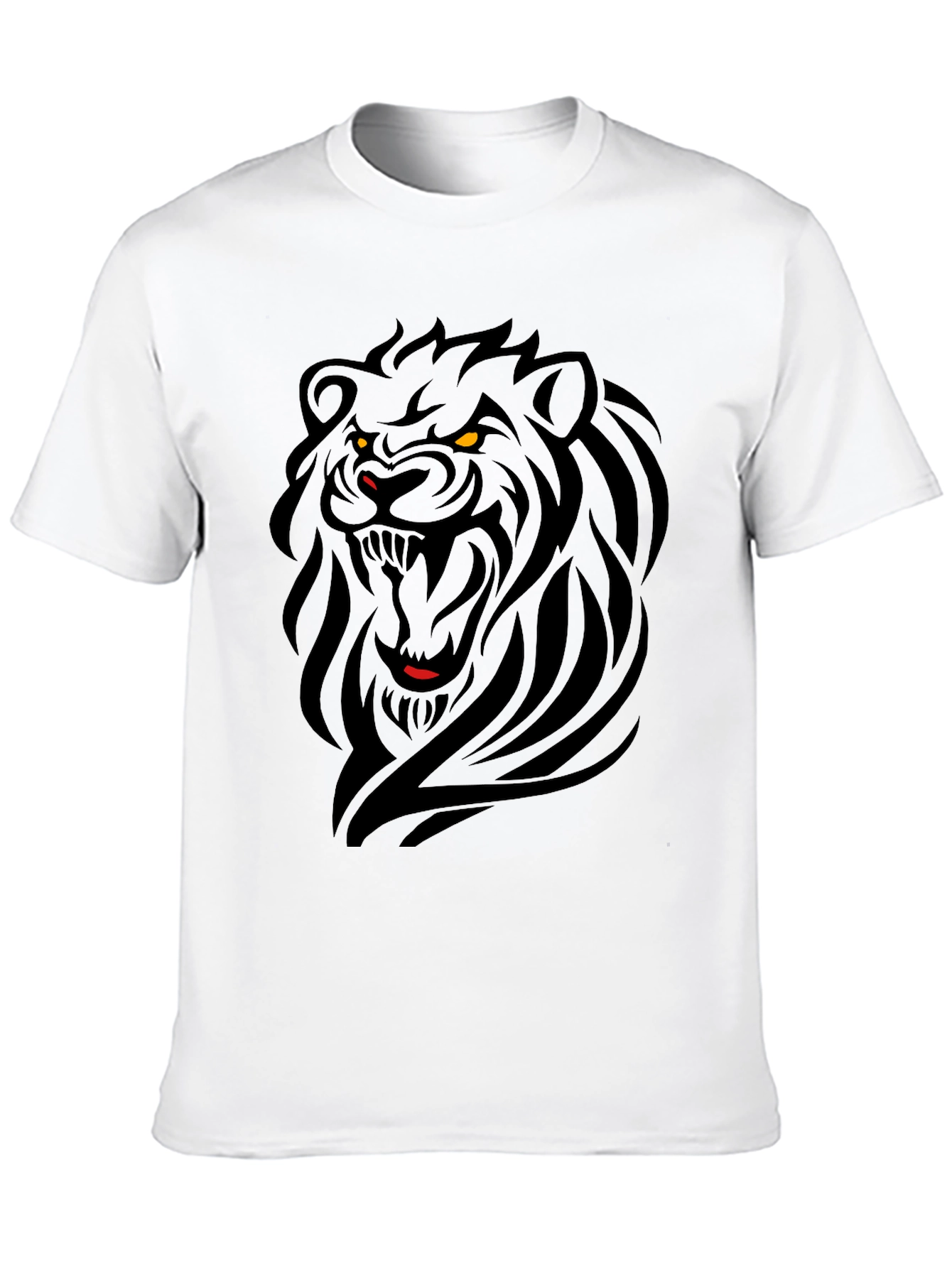 Black Black Lion Graphic Tee - Fierce Style view 10