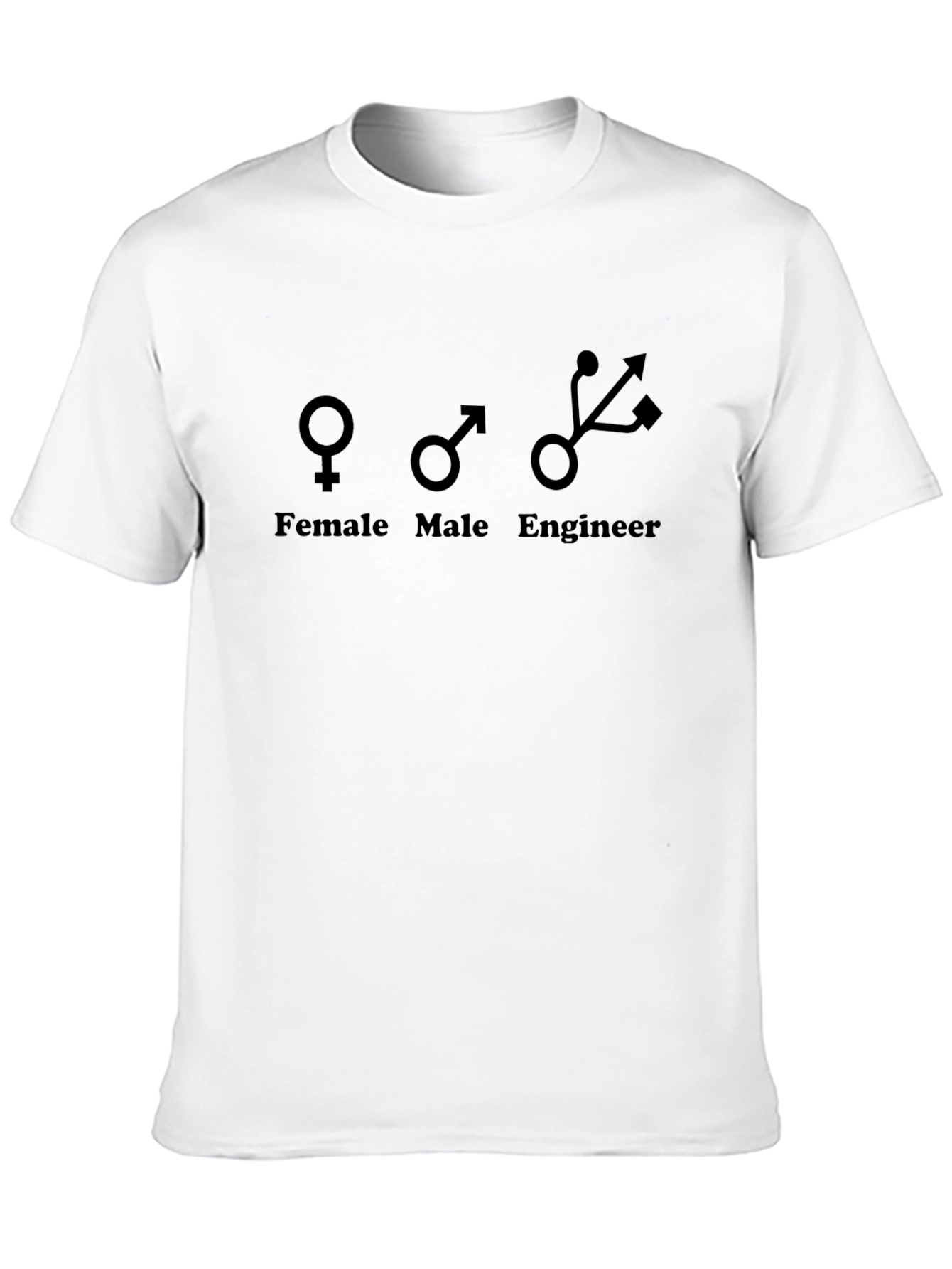 Black Engineer Humor Graphic Tee view 10